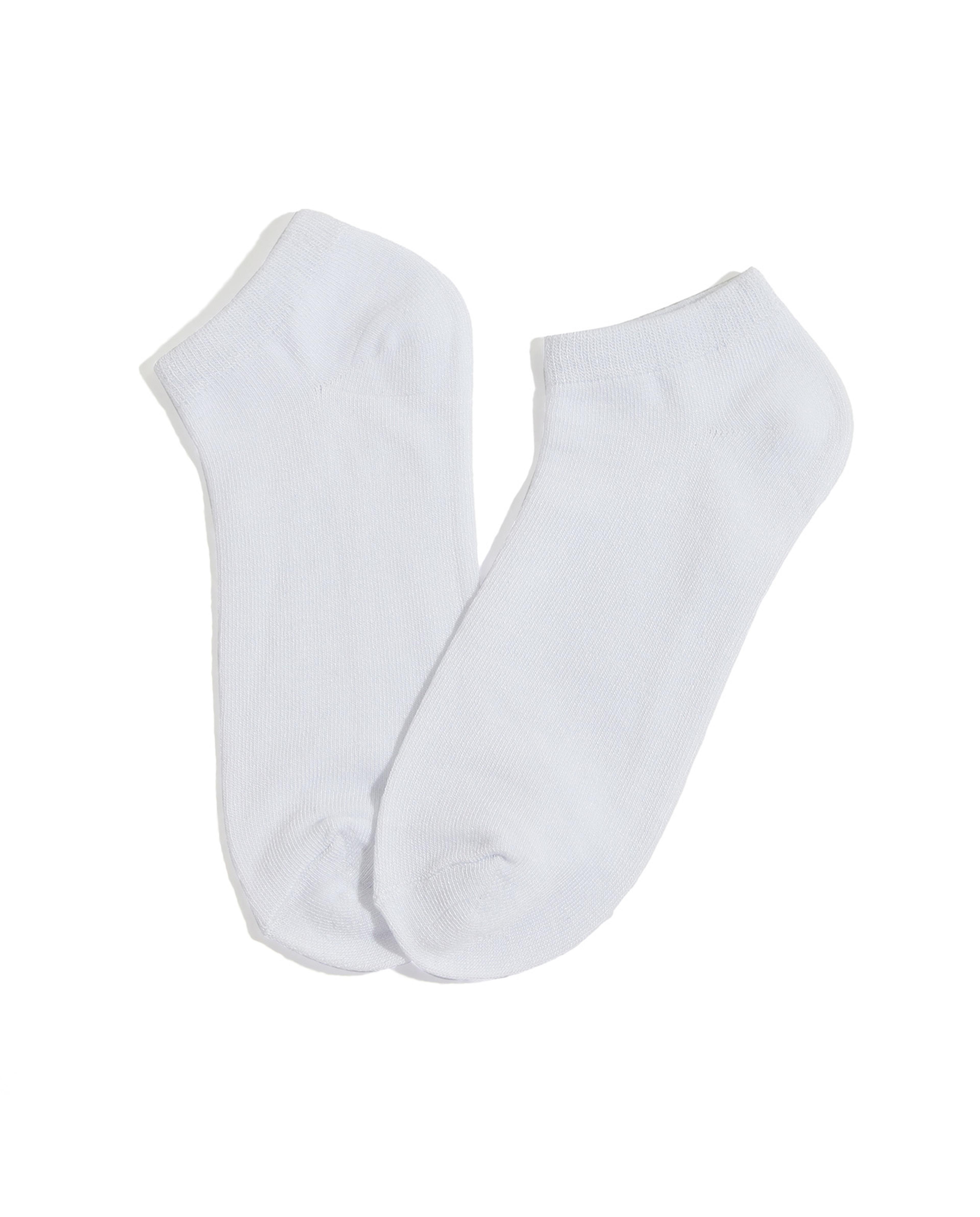 Pack of 5 Solid Ankle Socks