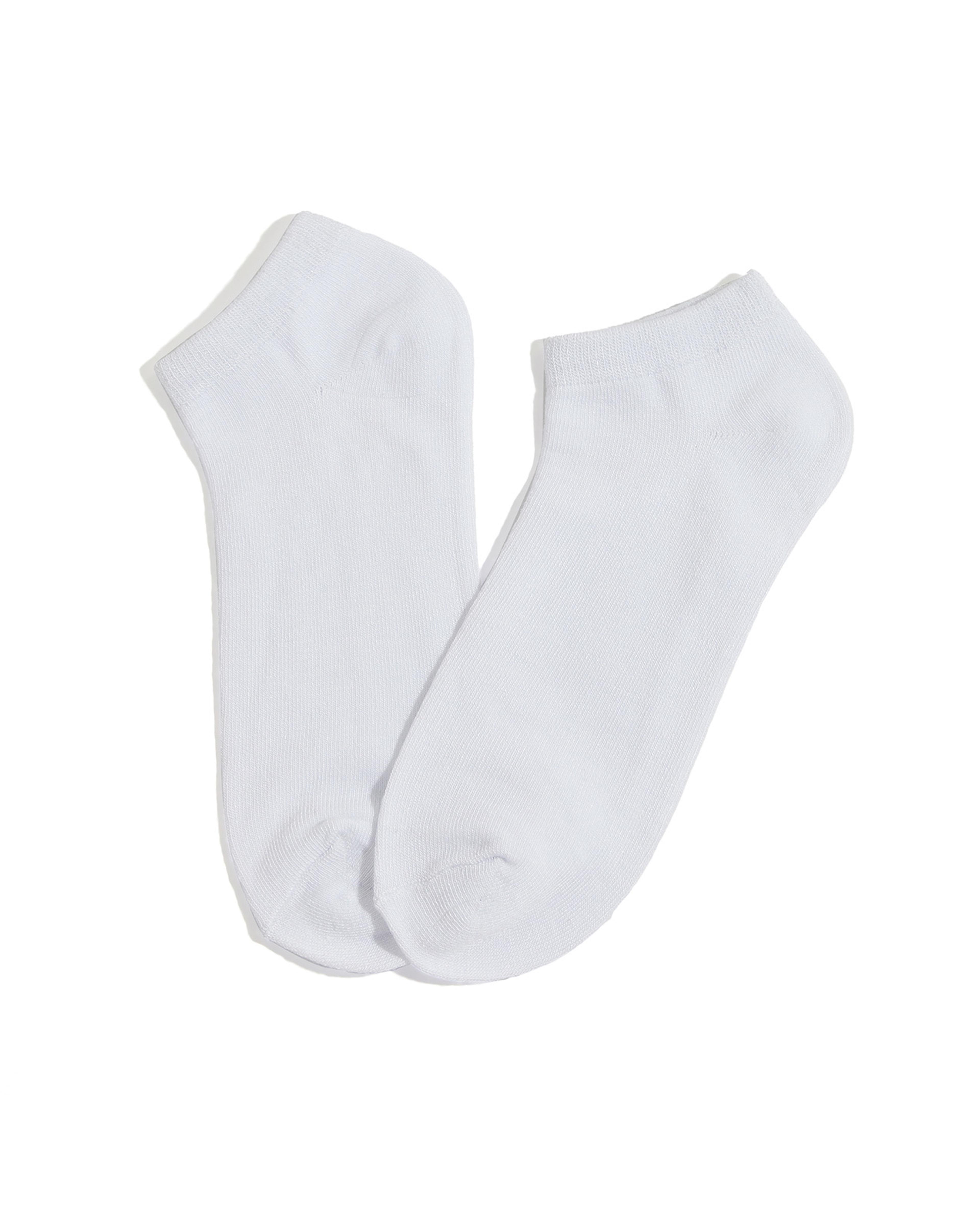 Pack of 5 Solid Ankle Socks