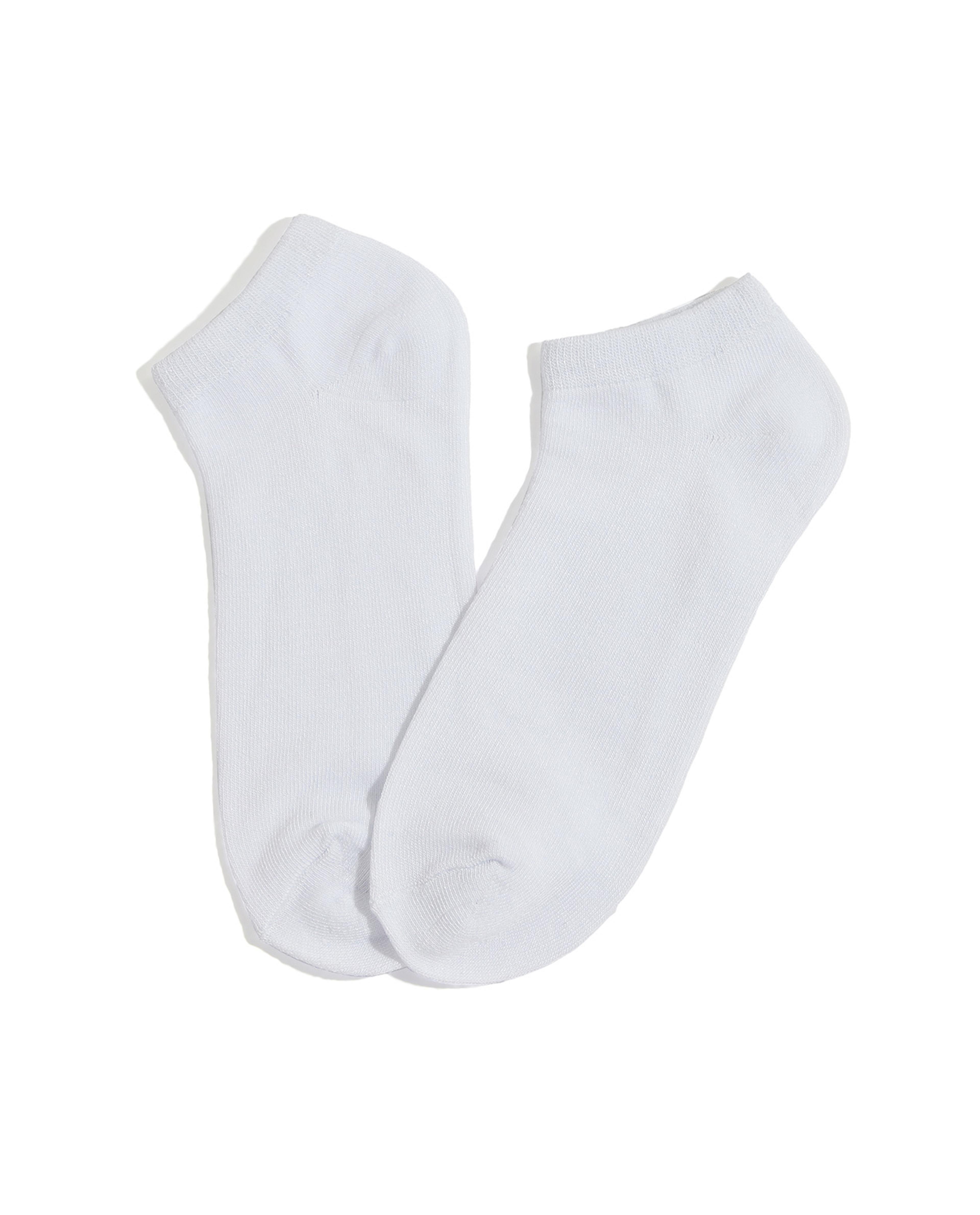 Pack of 5 Solid Ankle Socks