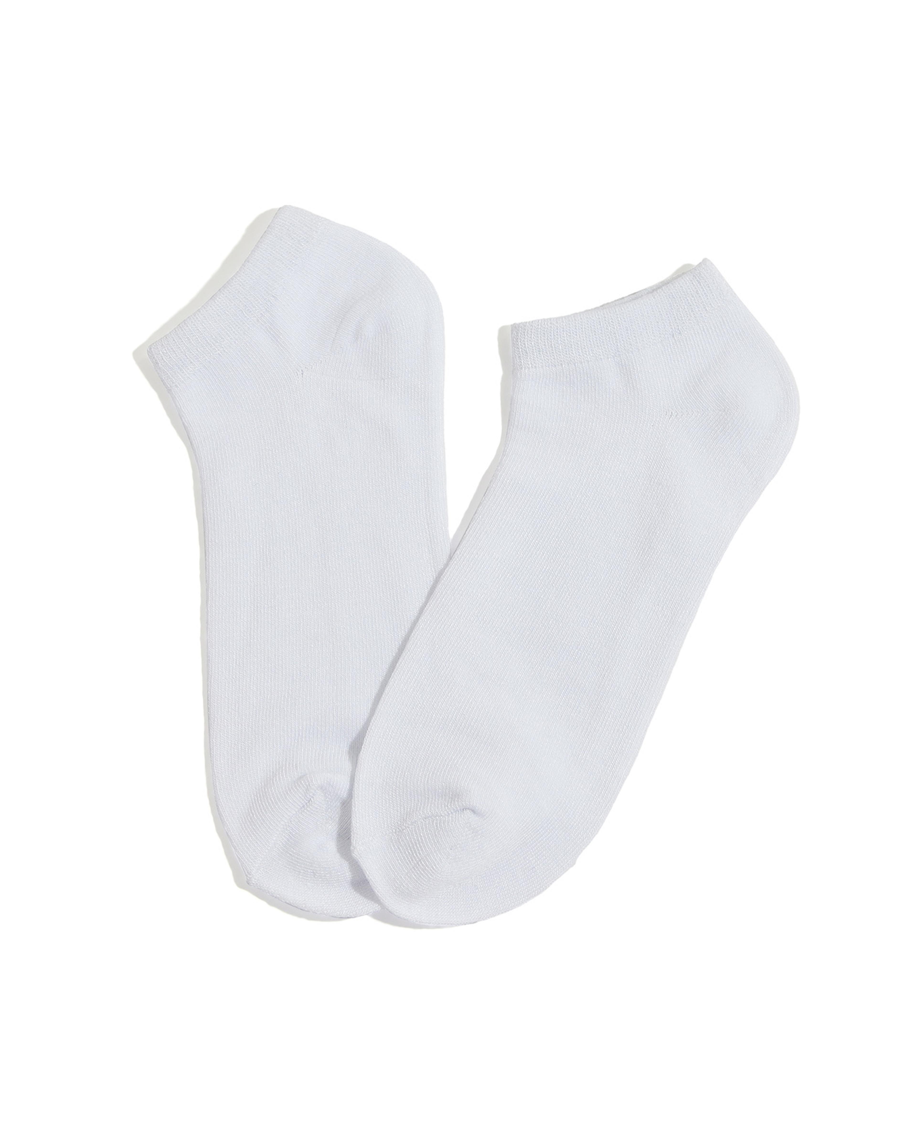 Pack of 5 Solid Ankle Socks