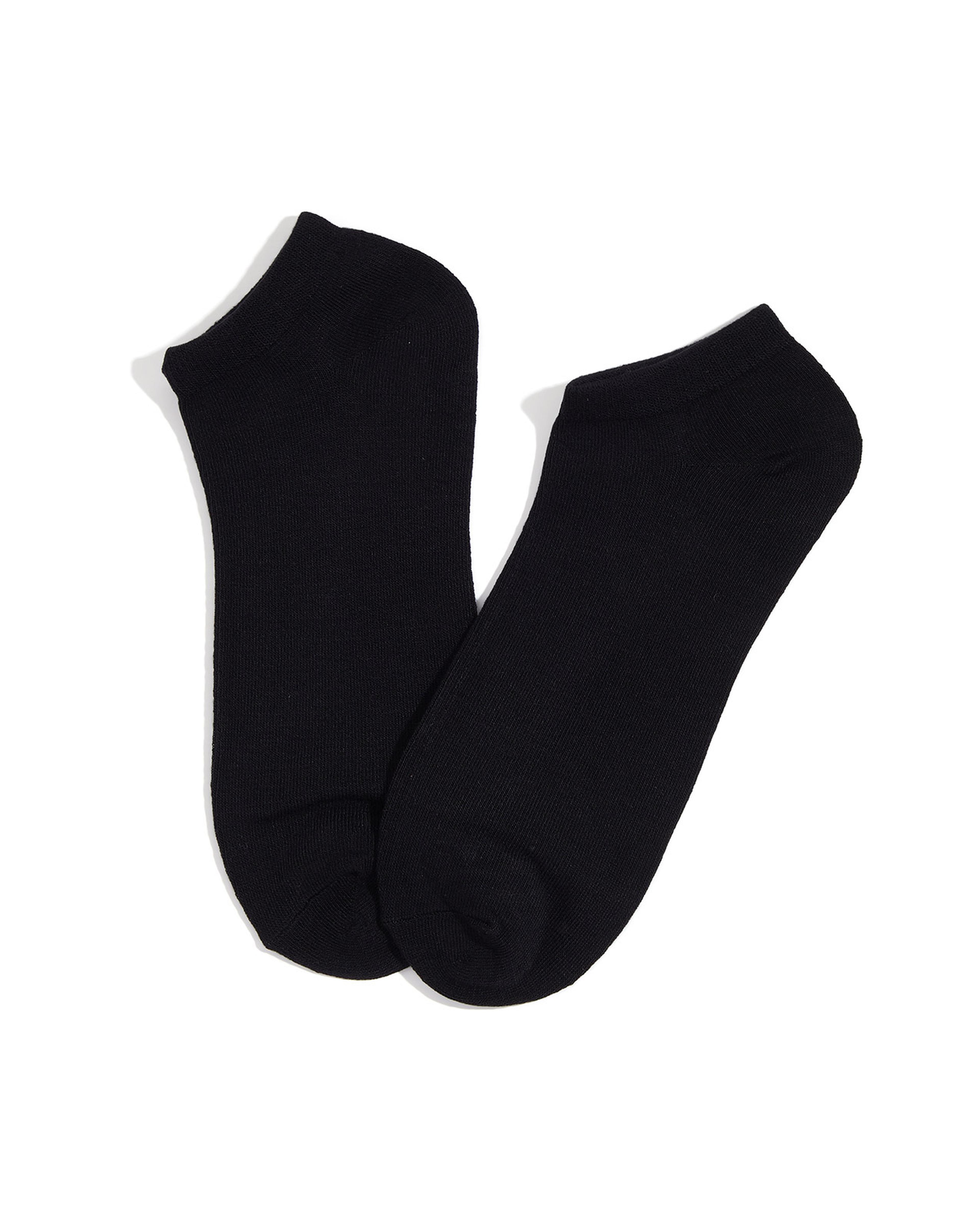 Pack of 5 Solid Ankle Socks