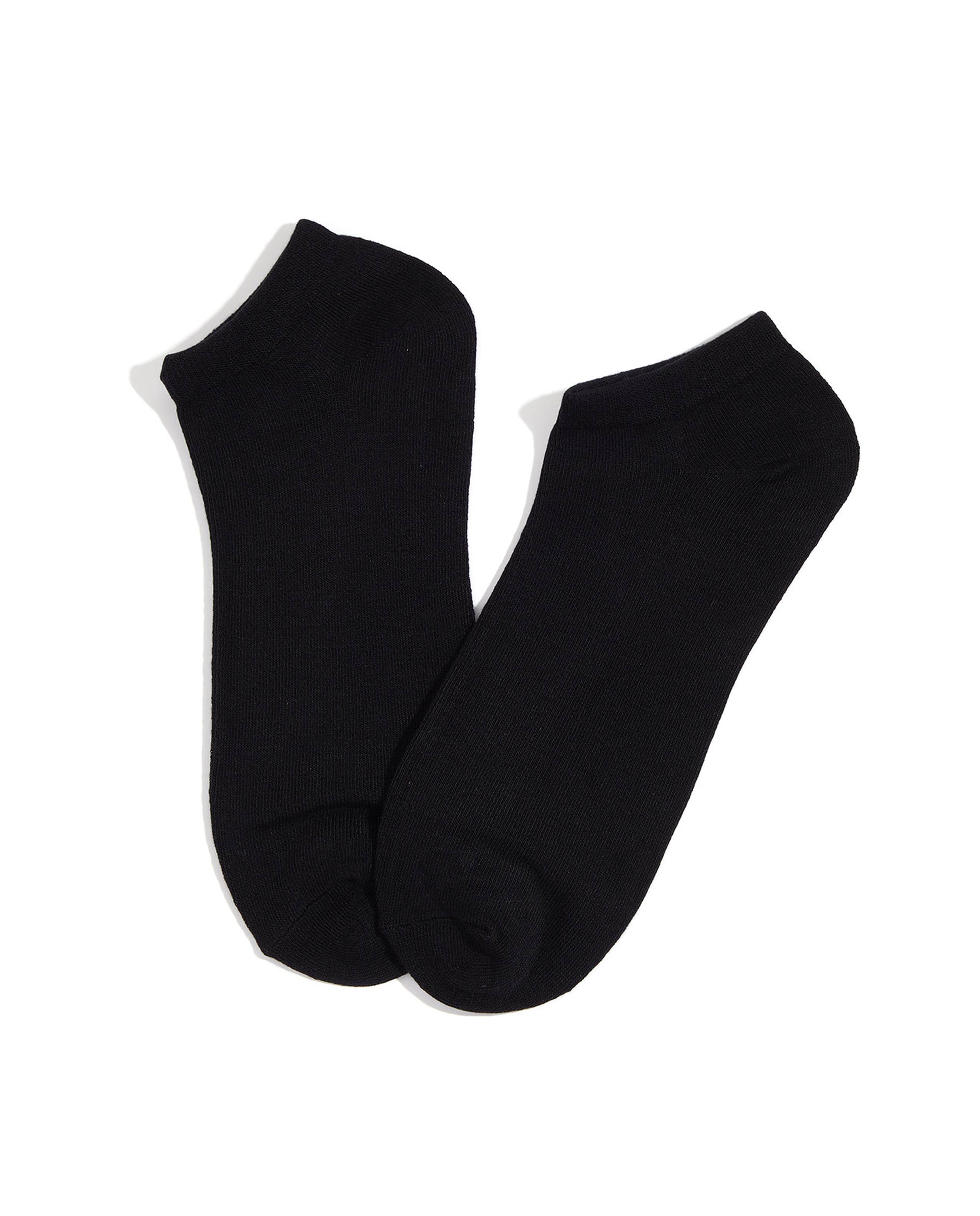 Pack of 5 Solid Ankle Socks