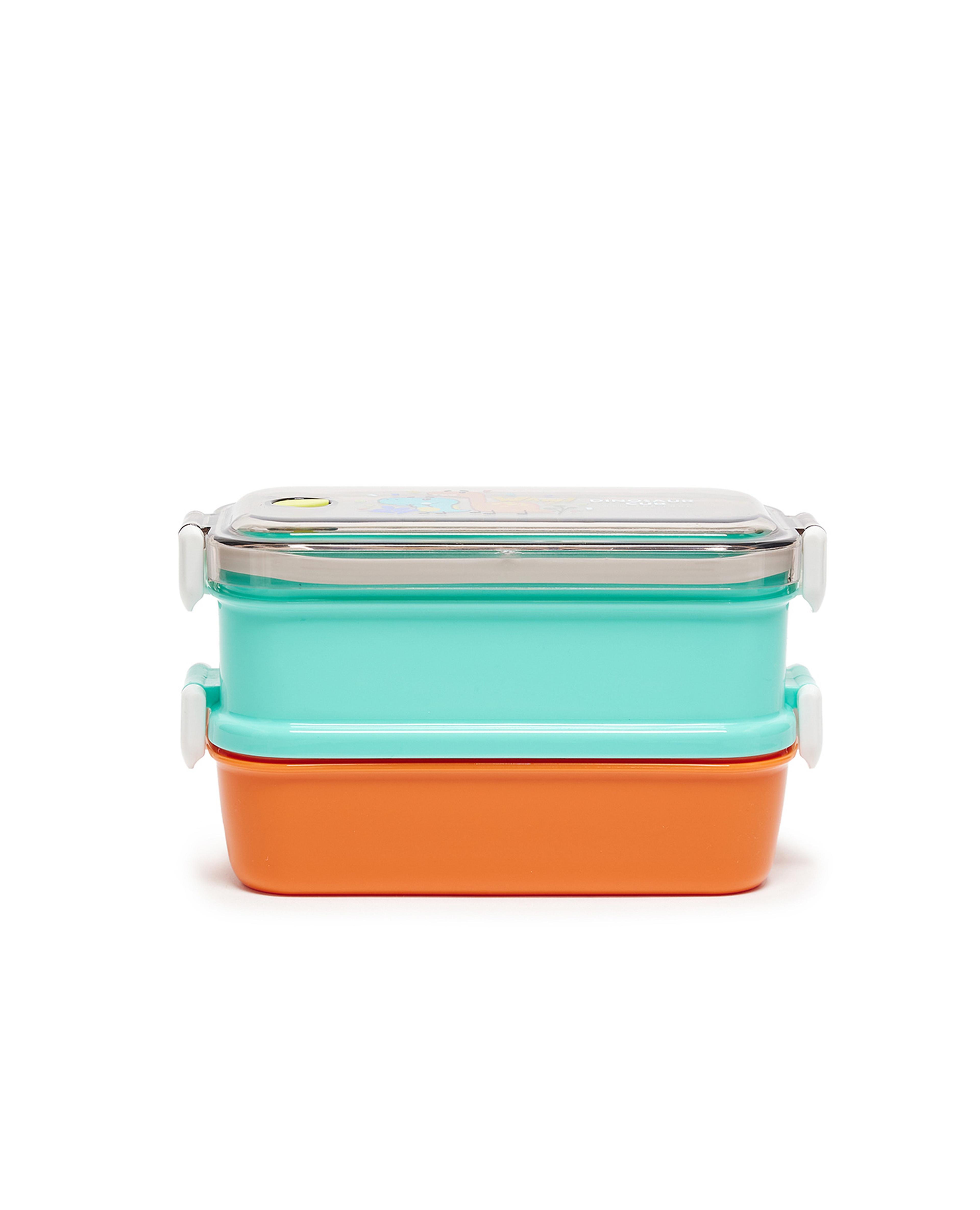 Printed Double Decker Lunch Box