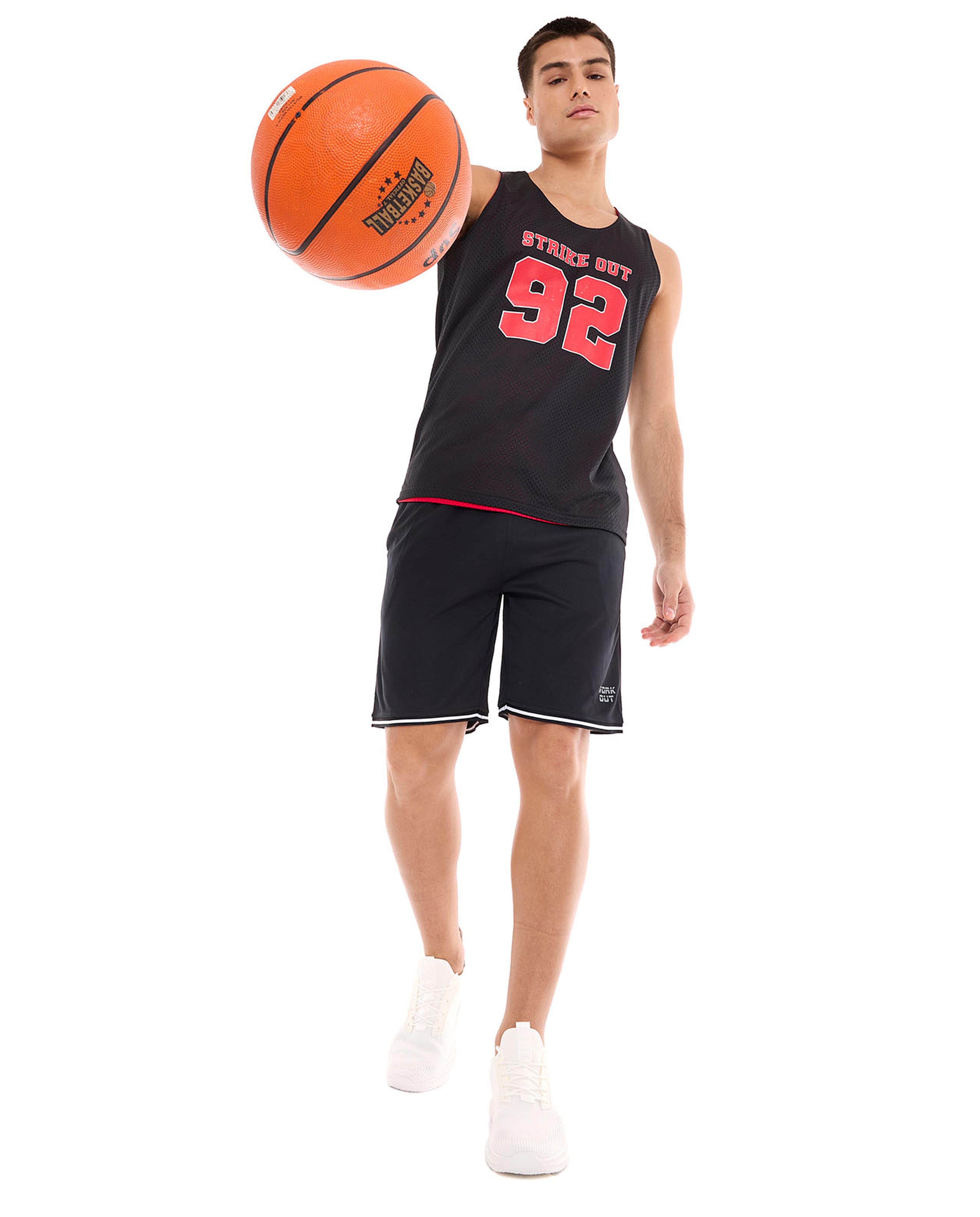 توب نشط مطبوع بدون أكمام