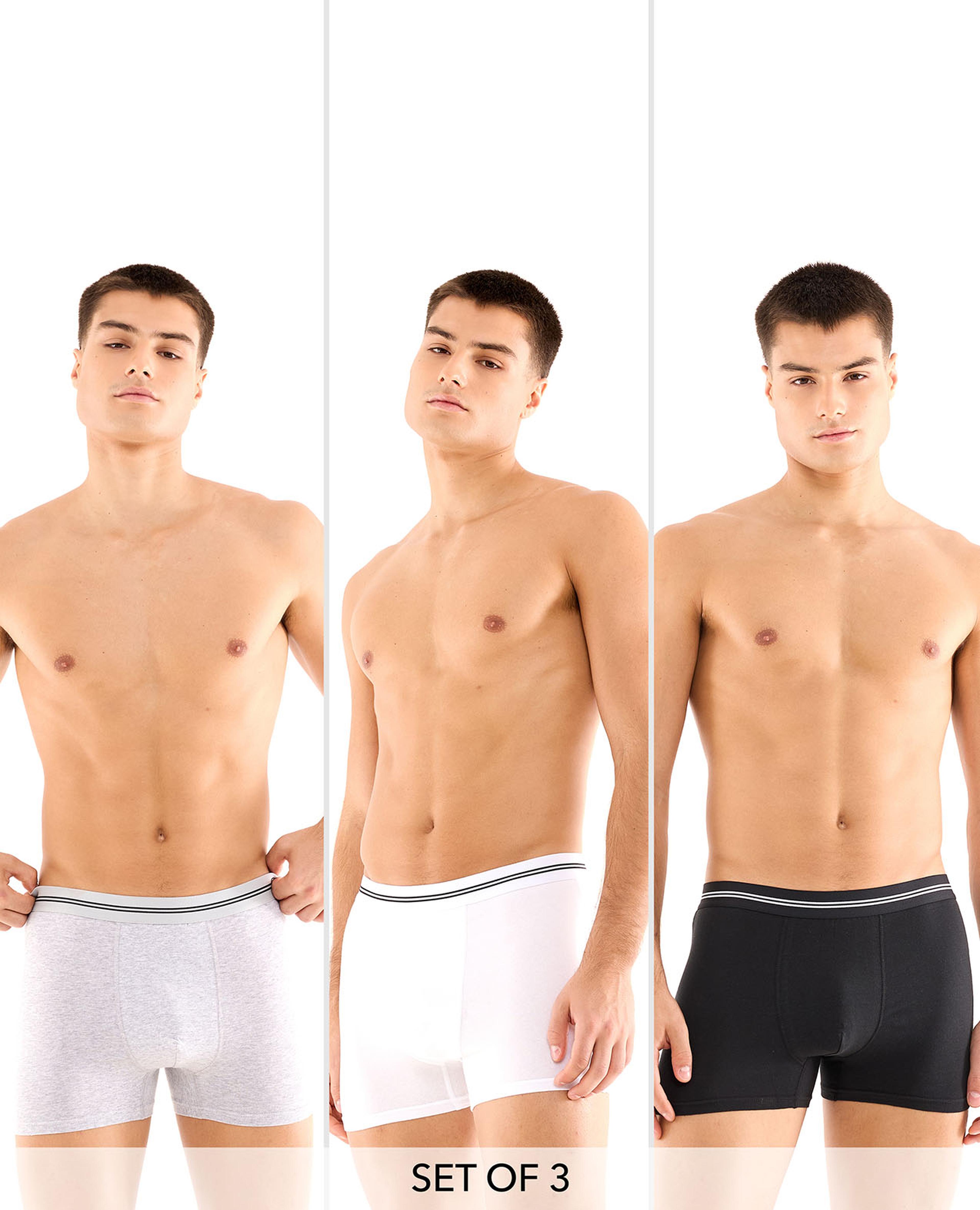 Pack of 3 Striped Boxer Briefs