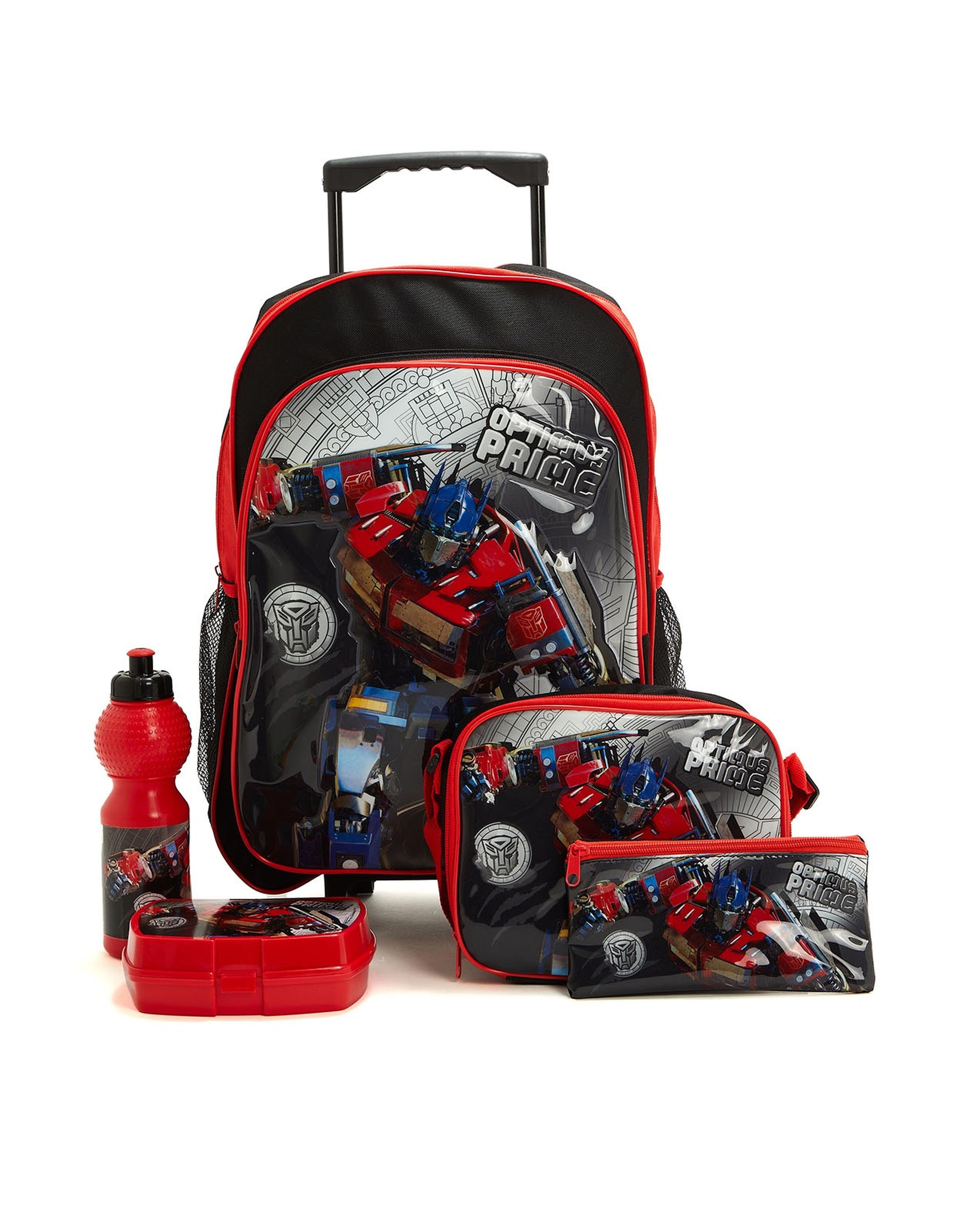 طقم حقيبة ظهر بعجلات