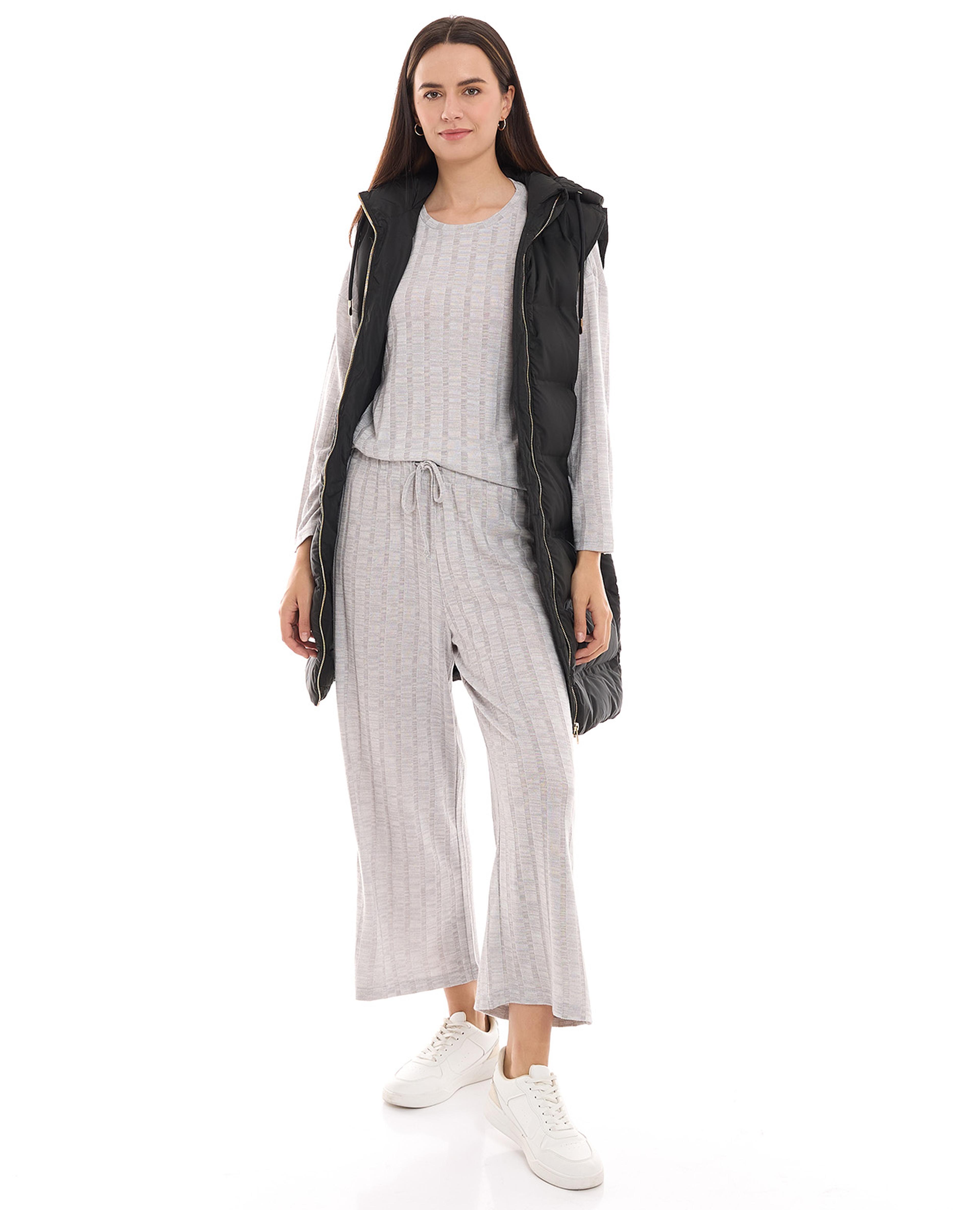 Self Patterned Pyjama Bottoms