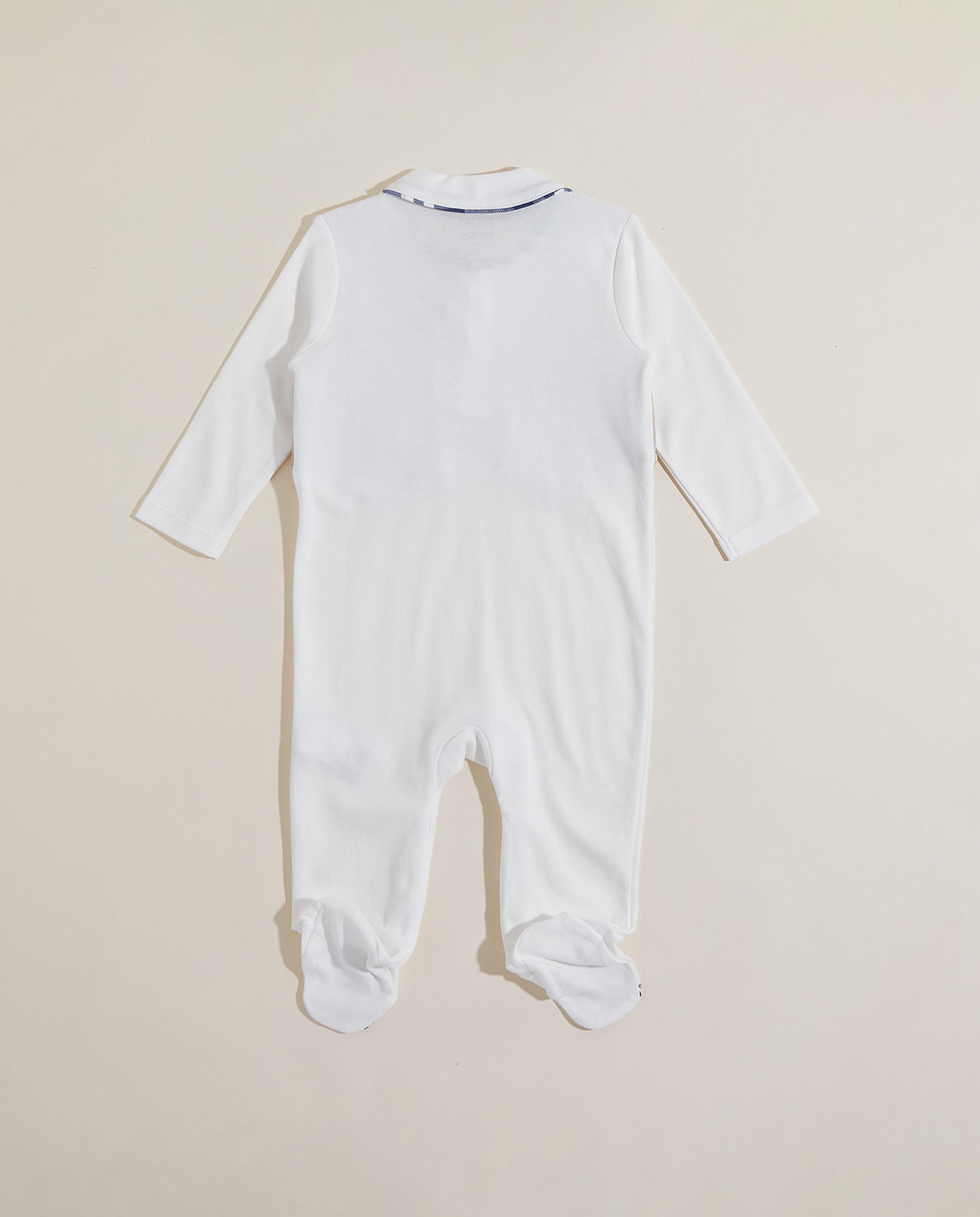 Waistcoat Style Footed Sleepsuit
