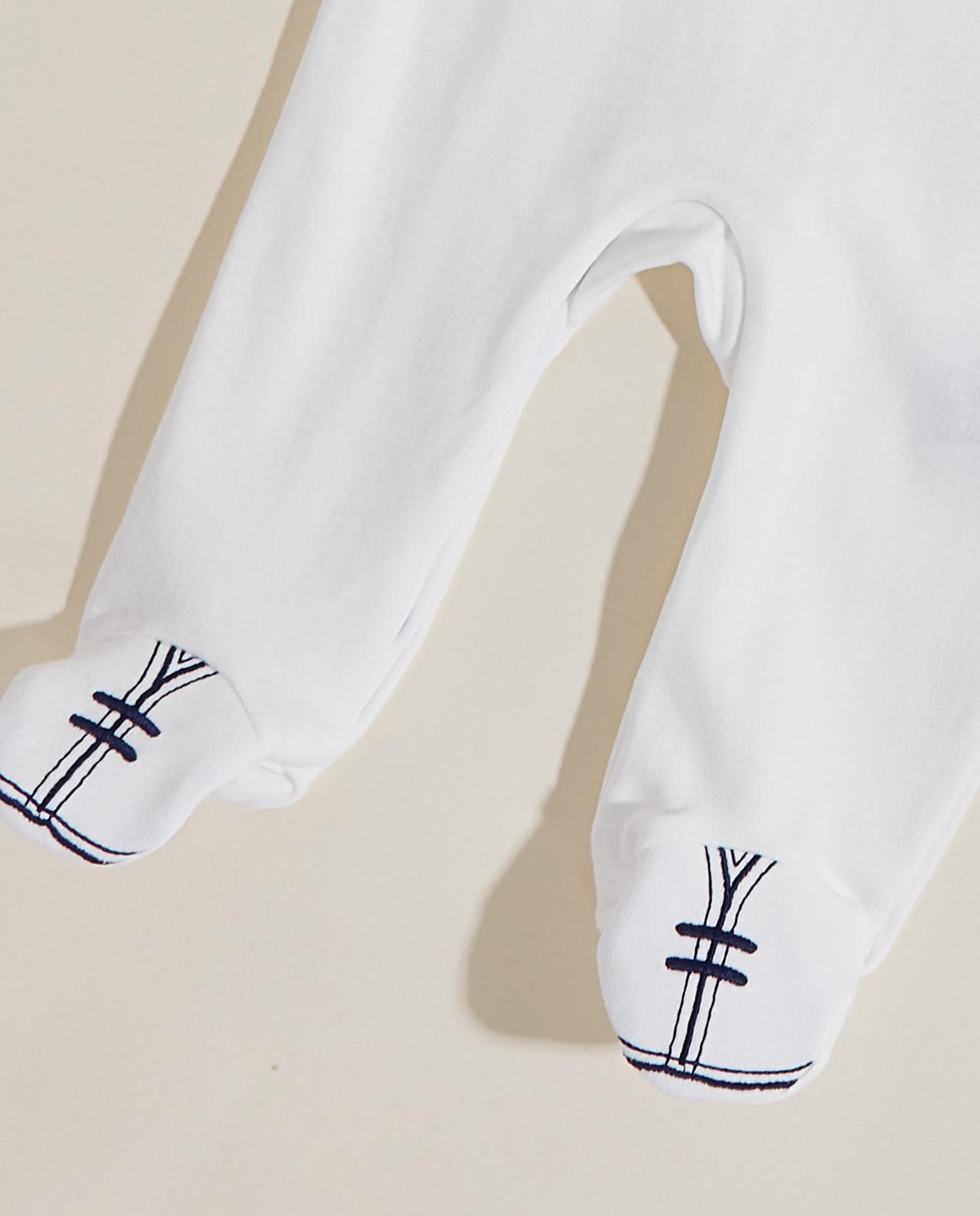 Waistcoat Style Footed Sleepsuit