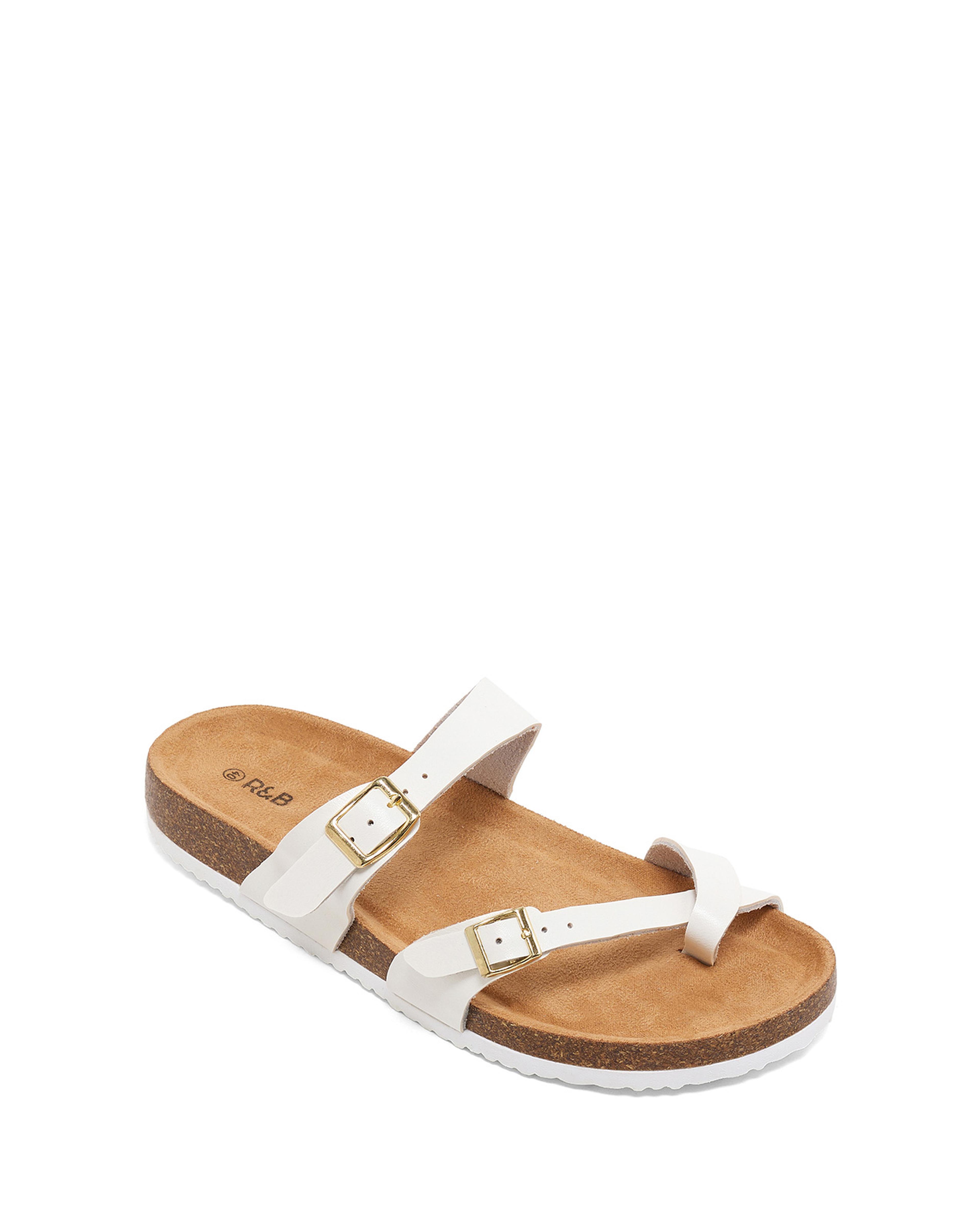 Buckle Detail Comfort Sandals