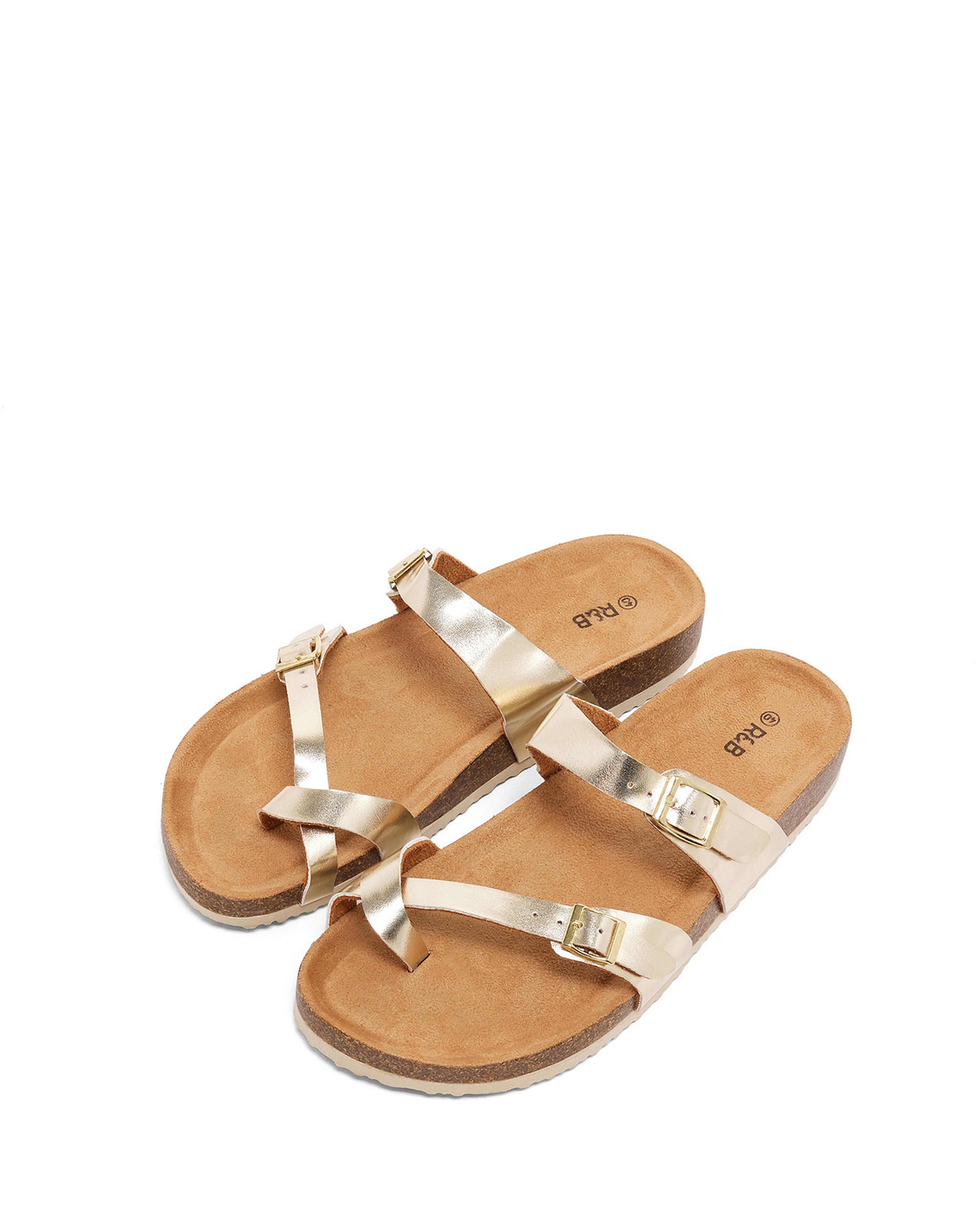 Buckle Detail Comfort Sandals