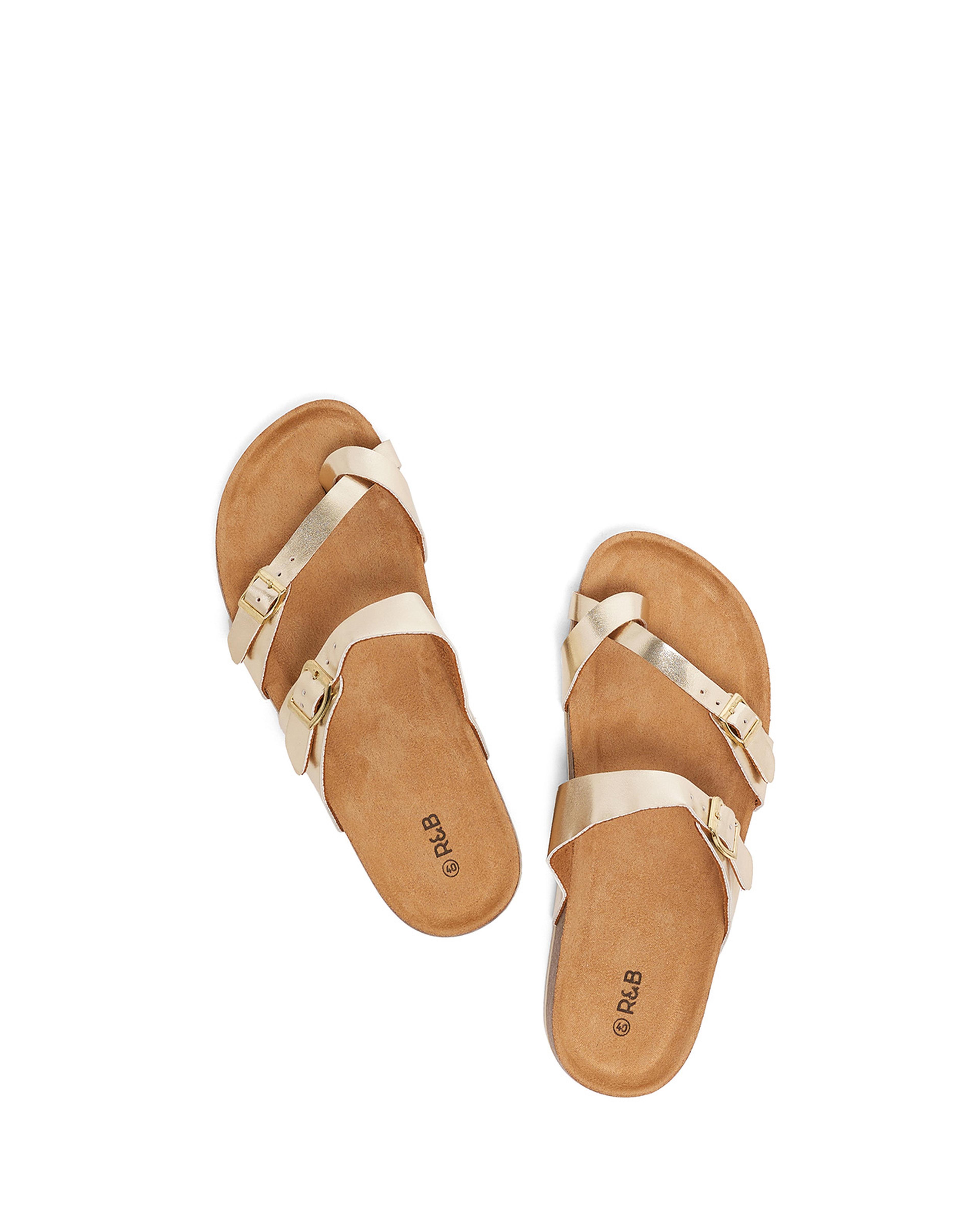 Buckle Detail Comfort Sandals