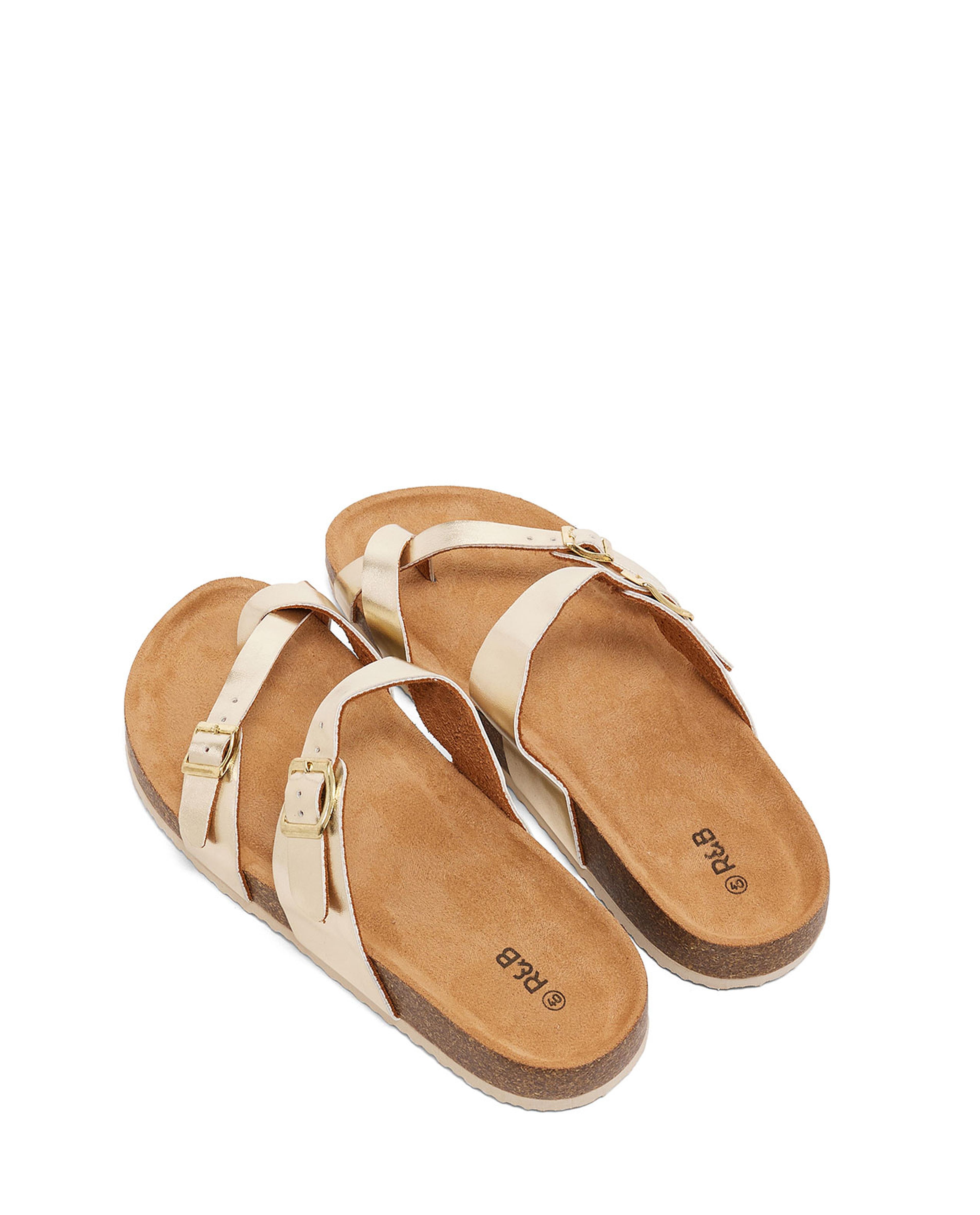 Buckle Detail Comfort Sandals