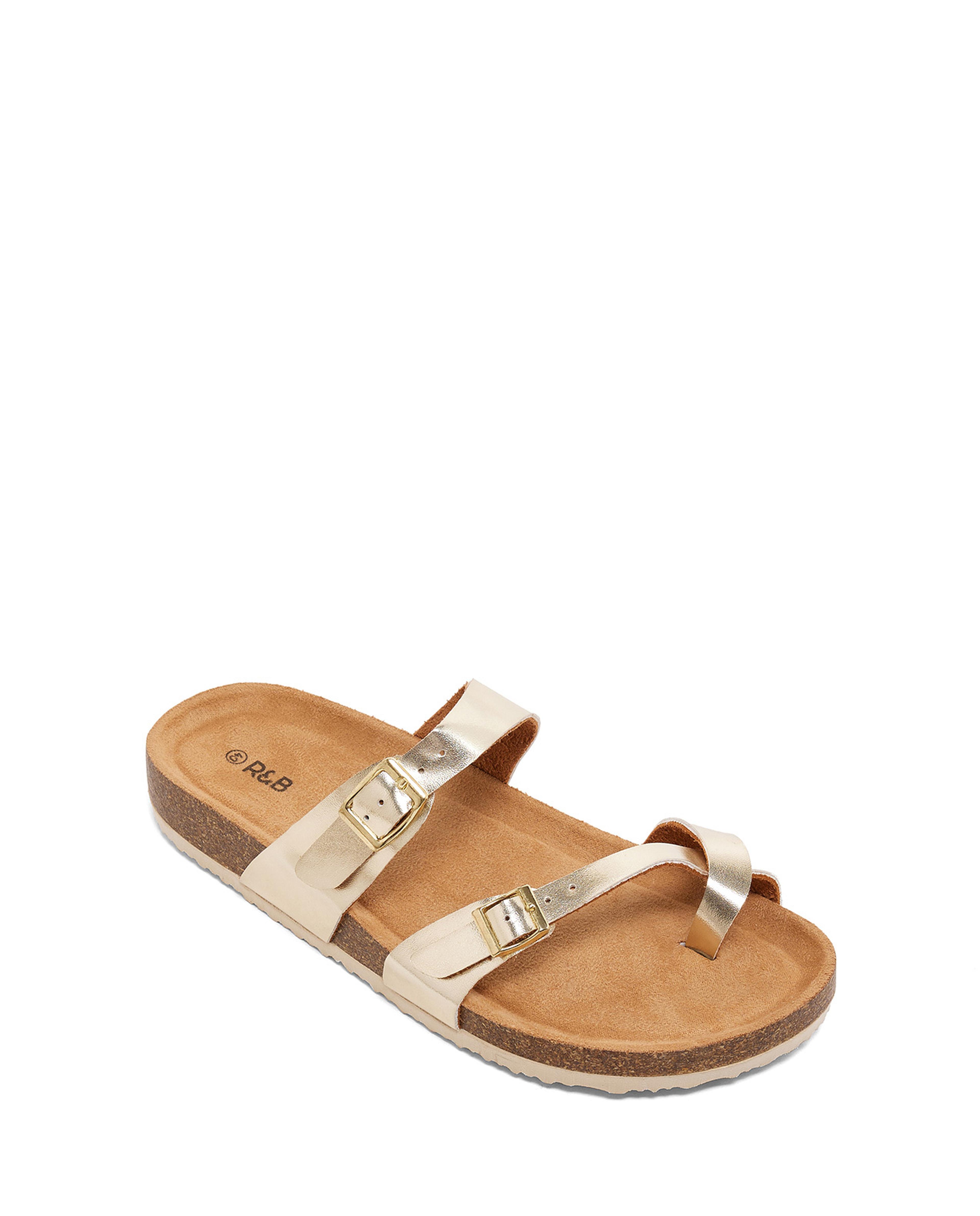 Buckle Detail Comfort Sandals