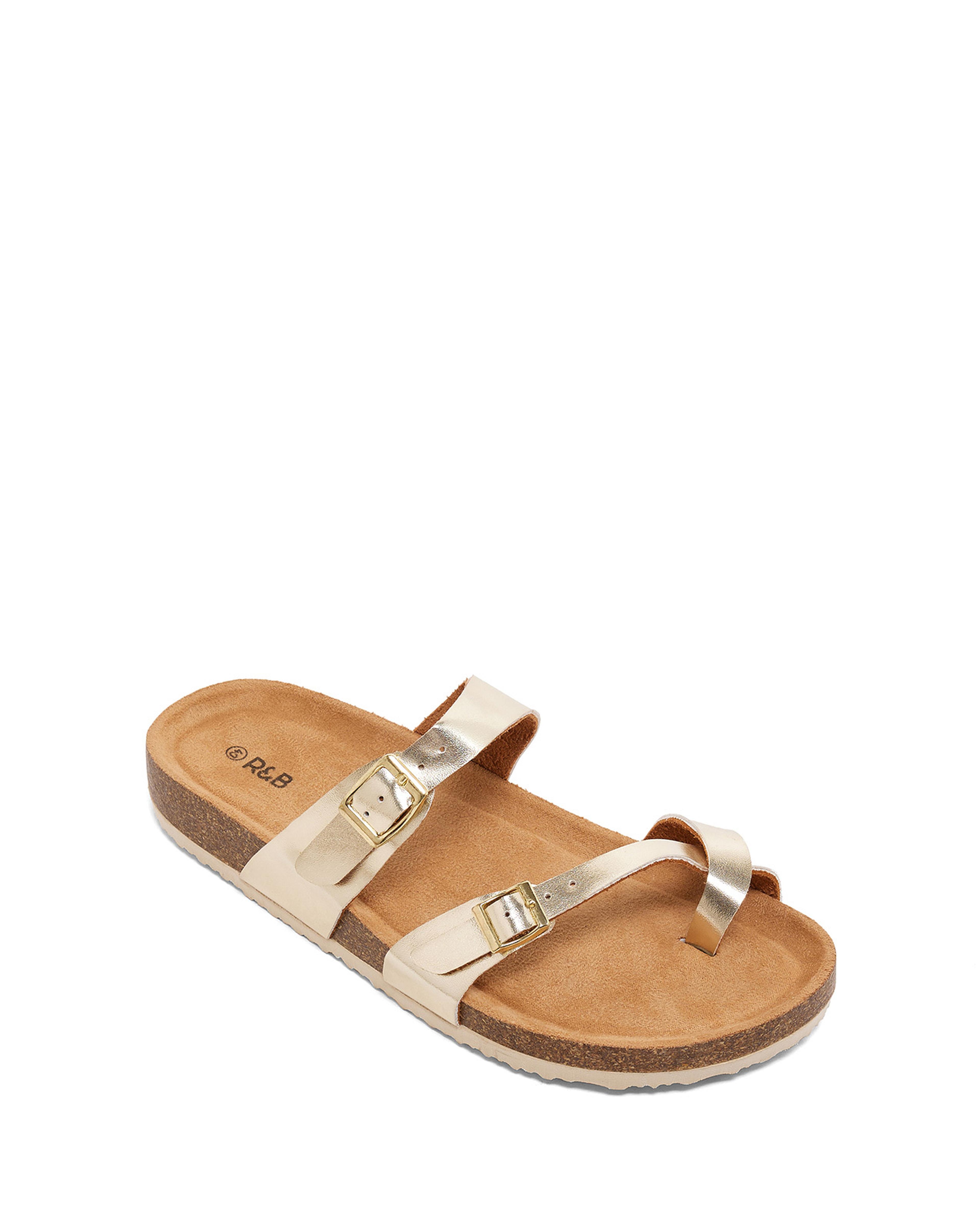 Buckle Detail Comfort Sandals
