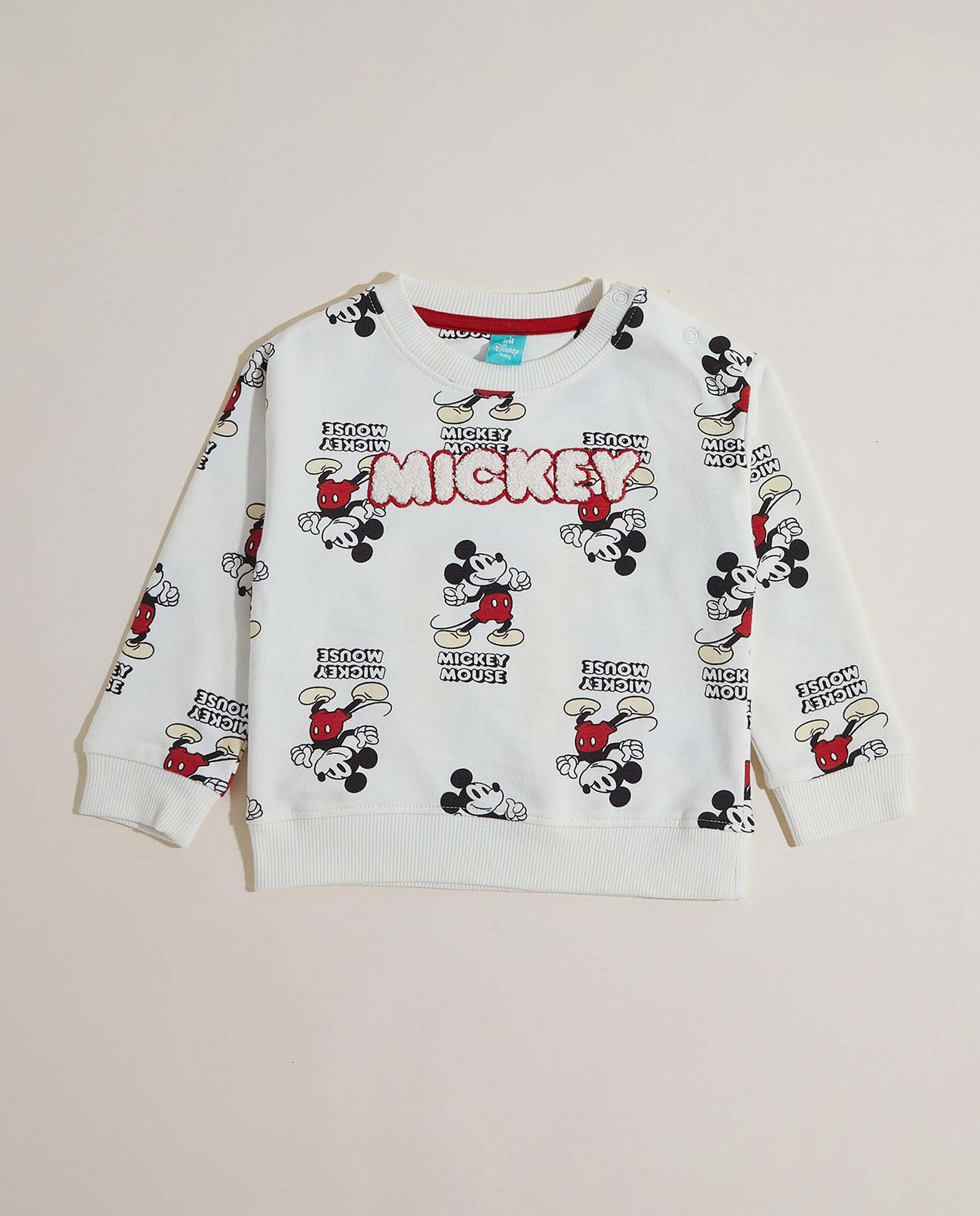 Mickey Mouse Print Clothing Set