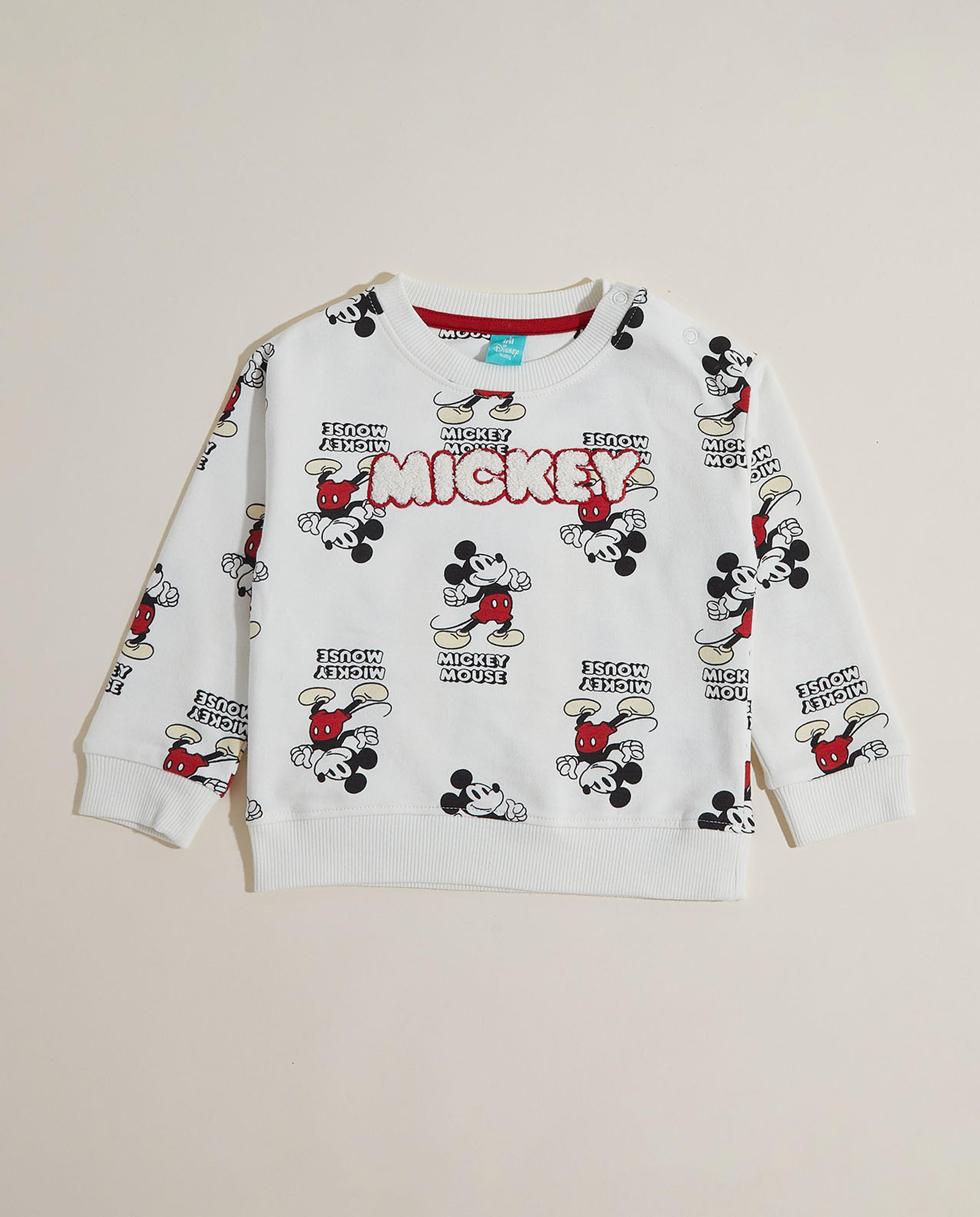 Mickey Mouse Print Clothing Set