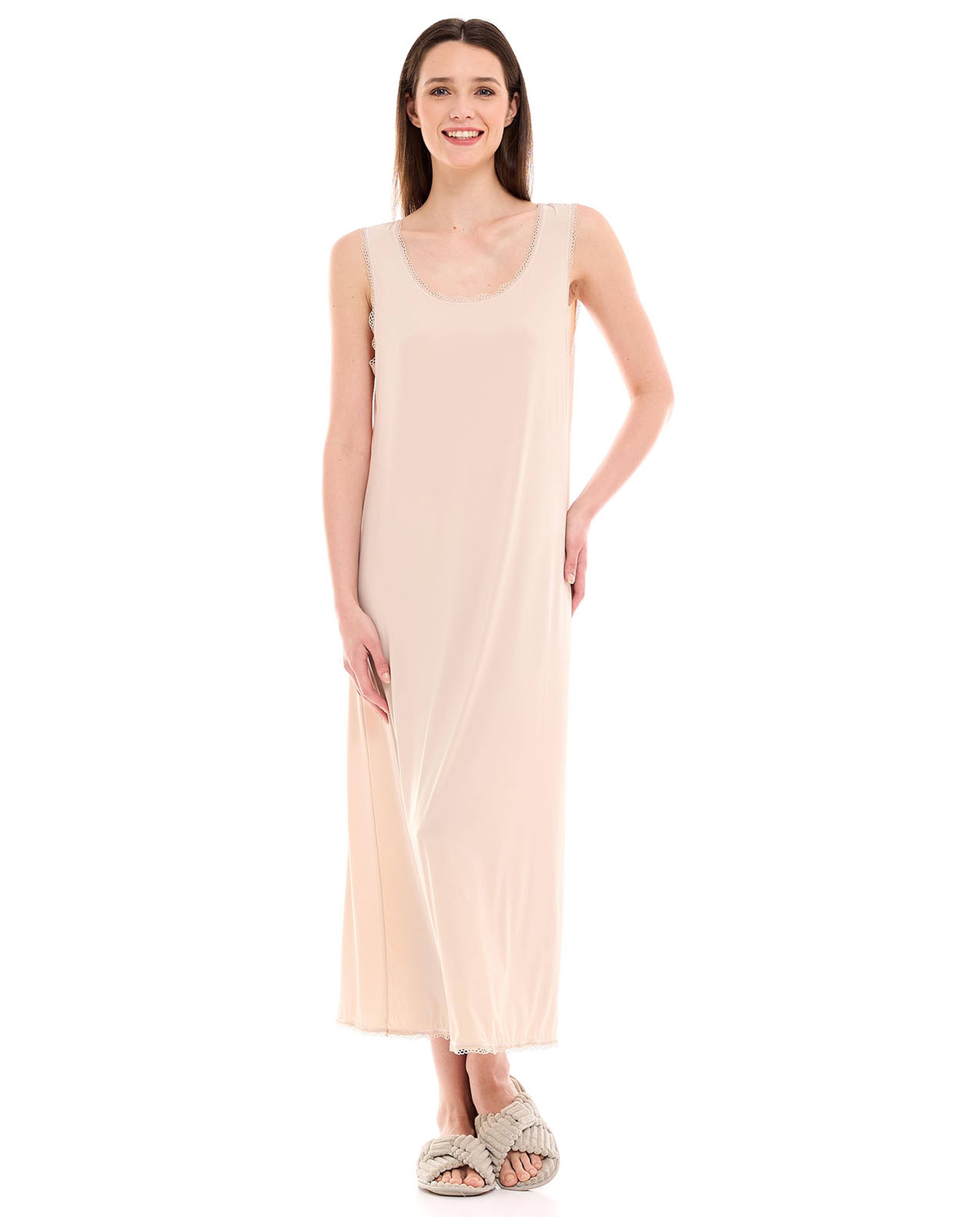 Solid Night Slip Dress