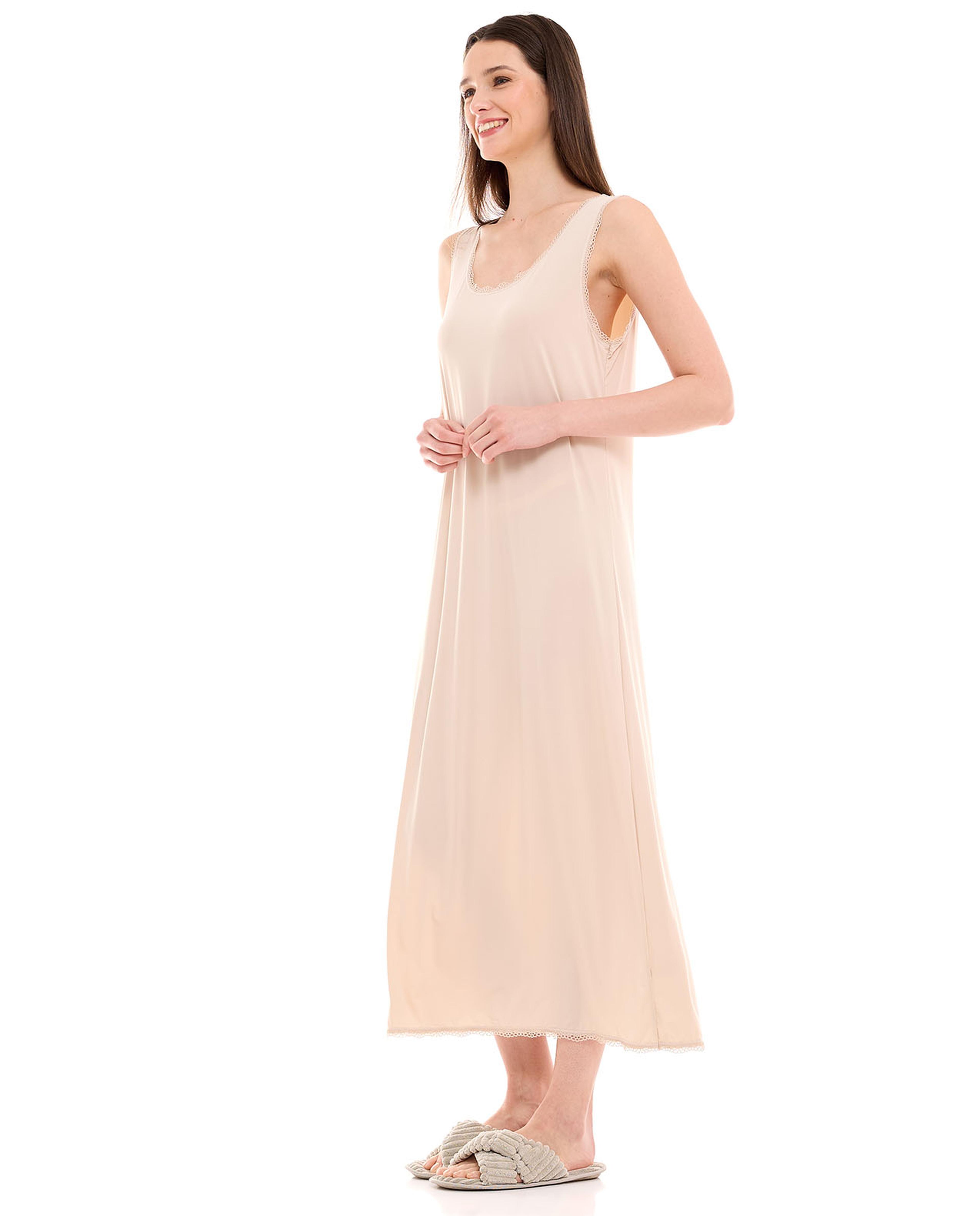 Solid Night Slip Dress