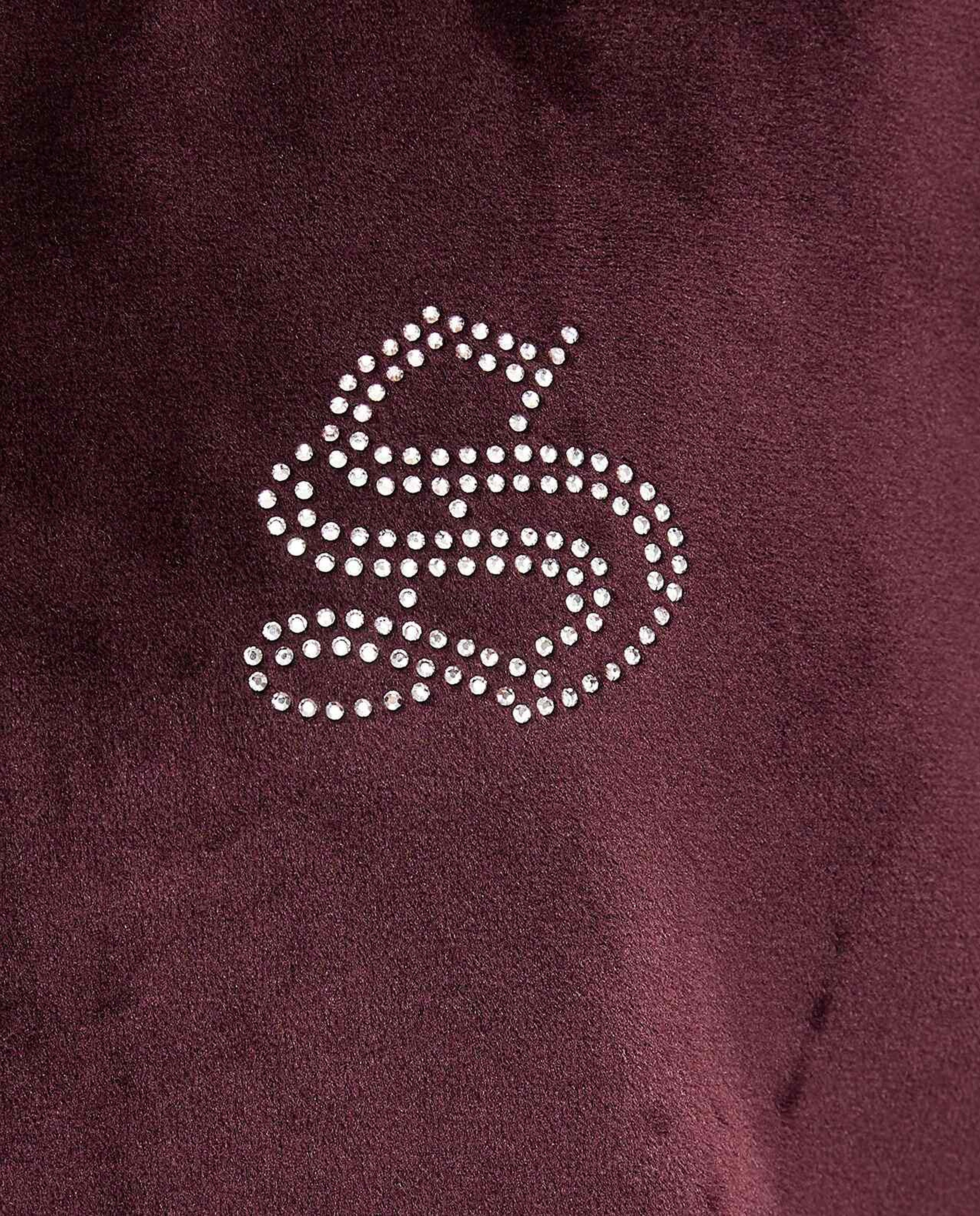 Studded Hooded Jacket with Zipper Closure