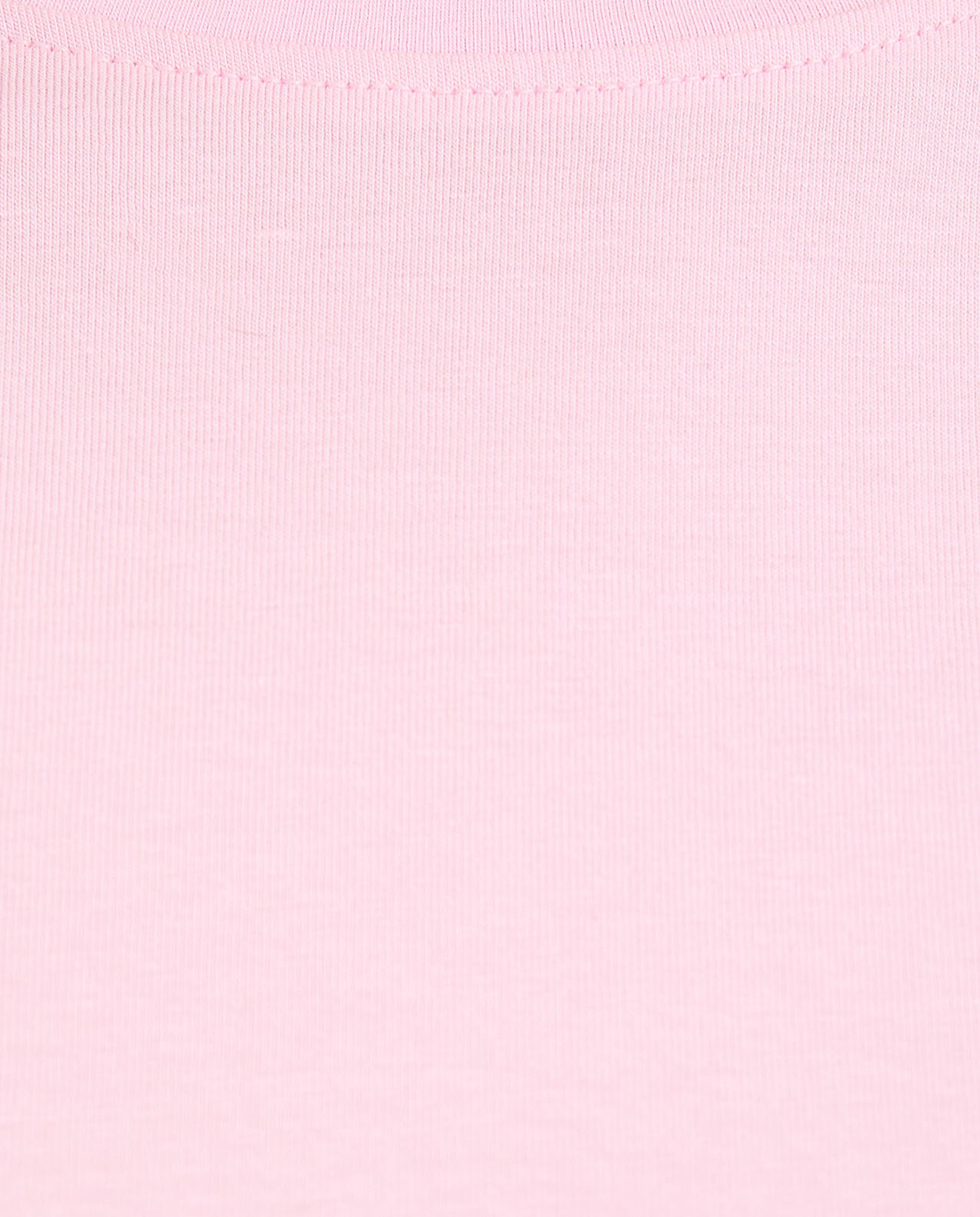 تيشيرت سادة بياقة مستديرة وأكمام قصيرة