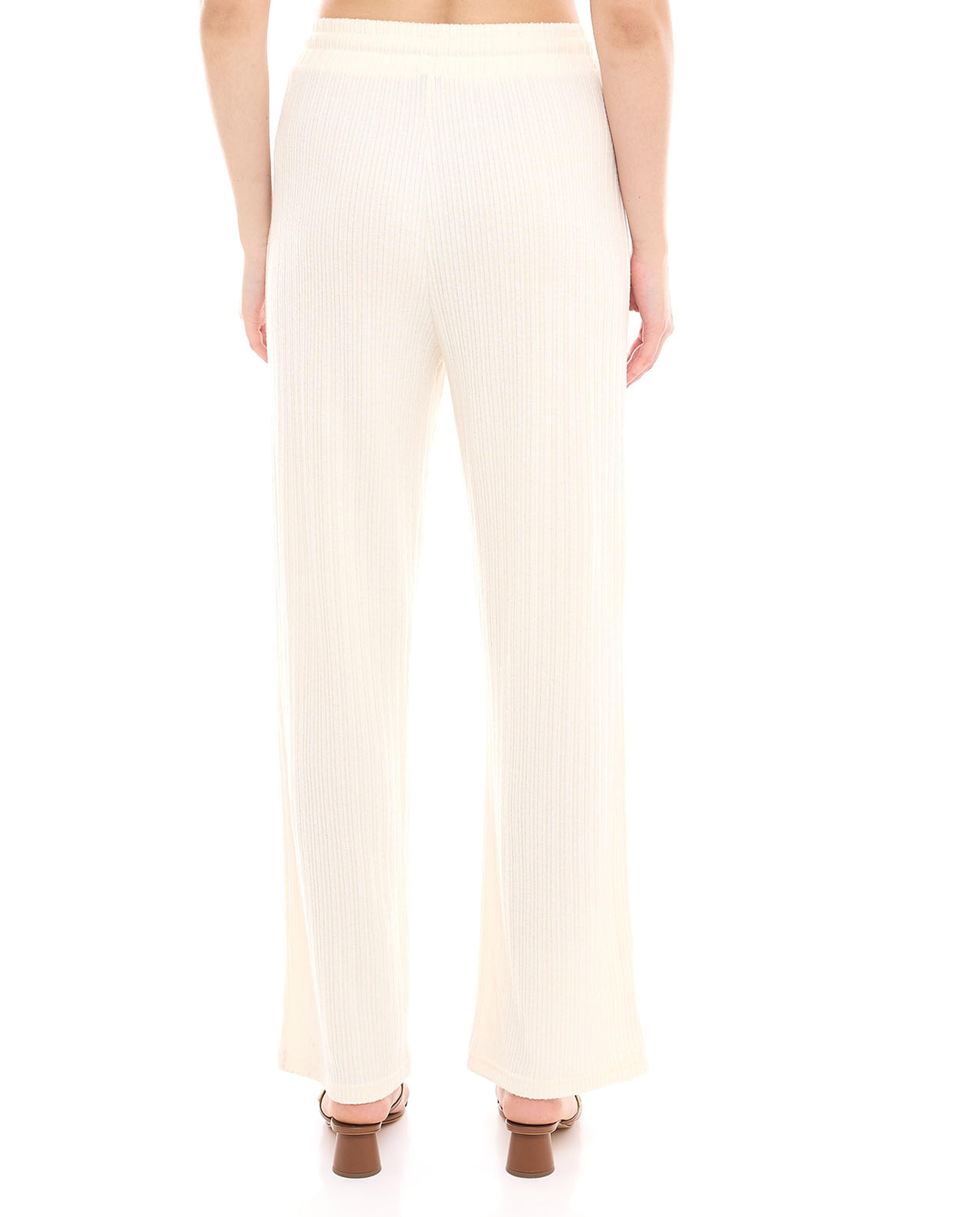 Knitted Pants with Drawstring Waist