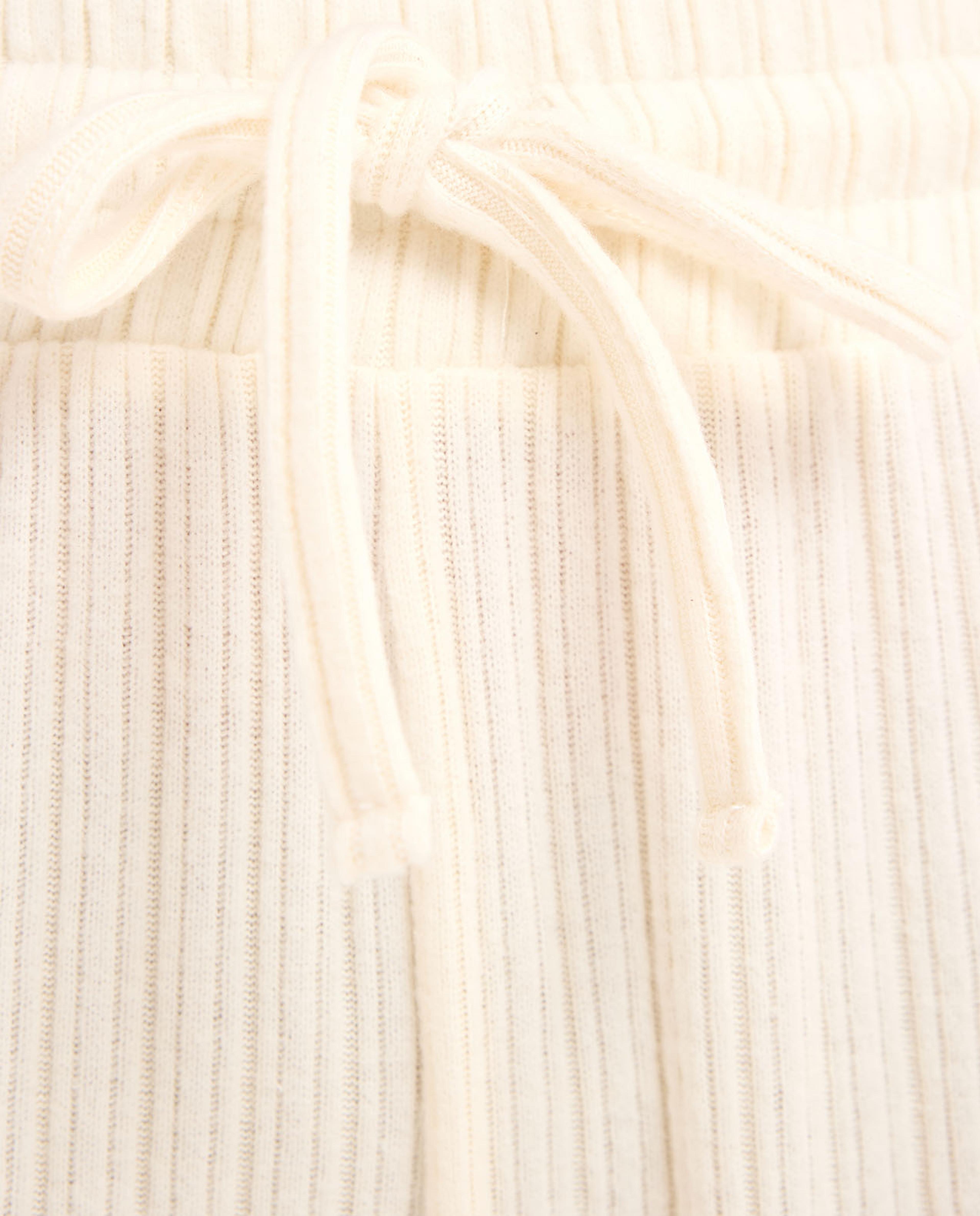 Knitted Pants with Drawstring Waist