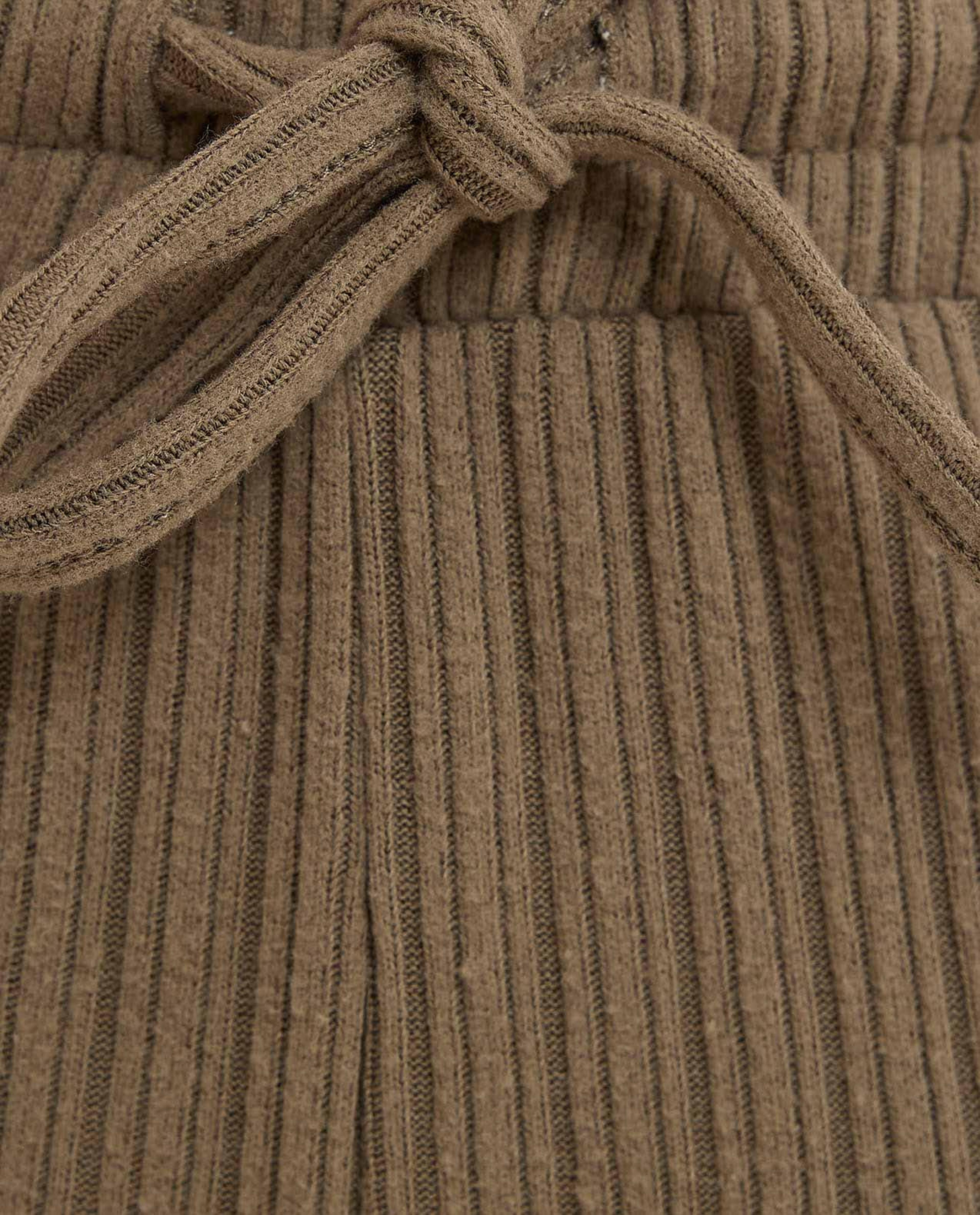 Knitted Pants with Drawstring Waist