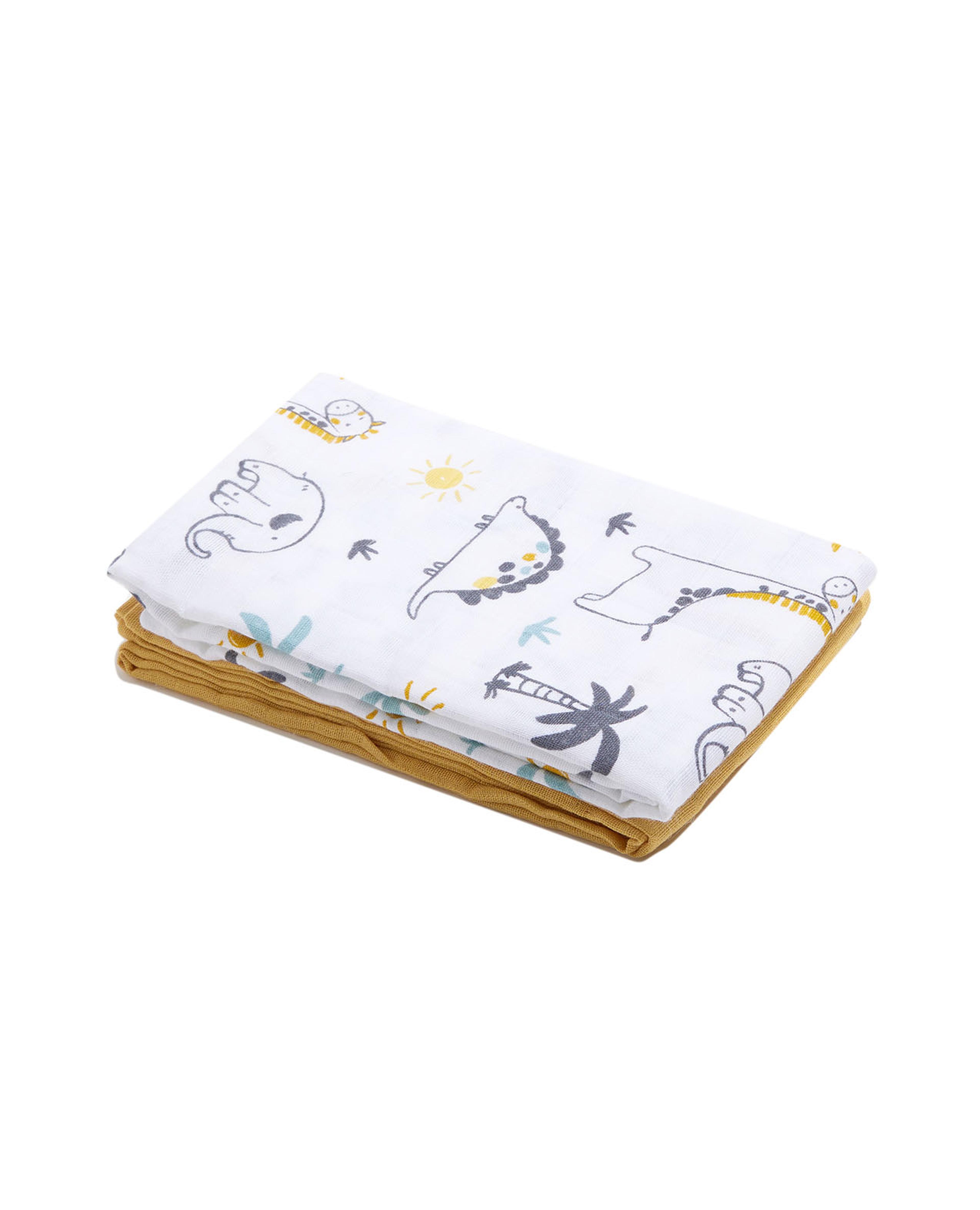 2 Pack Newborn Printed Towels