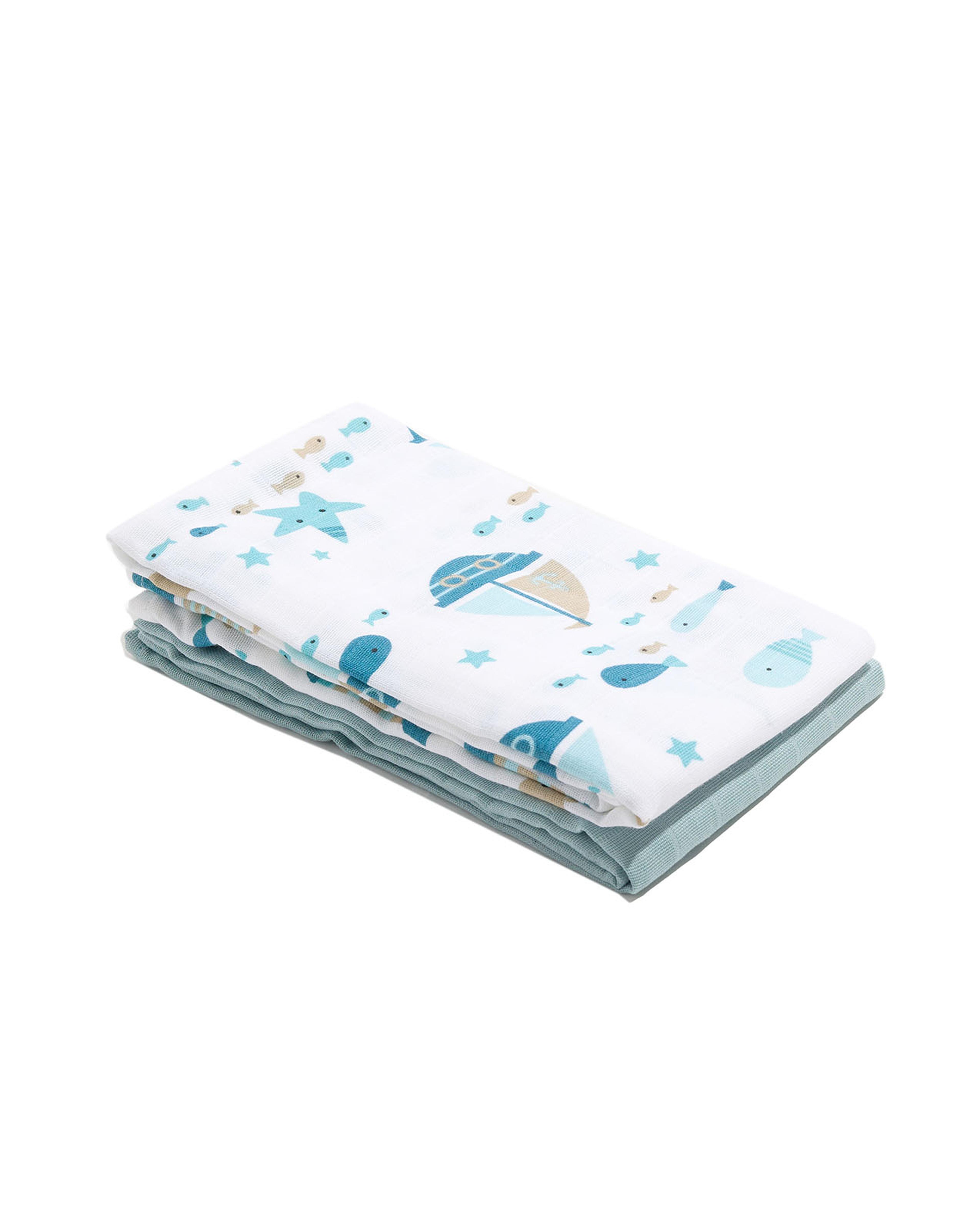 2 Pack Newborn Printed Towels
