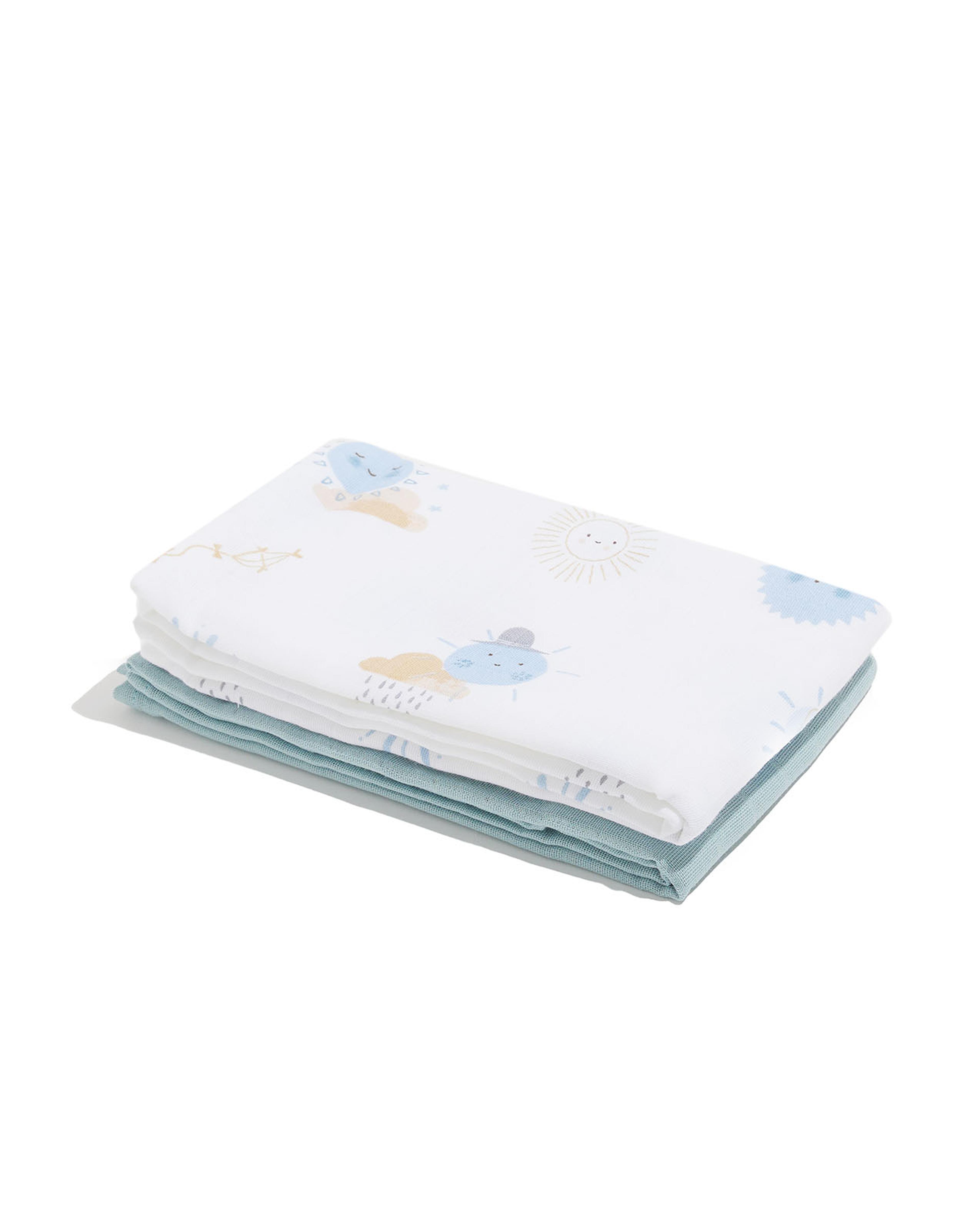 2 Pack Newborn Printed Towels