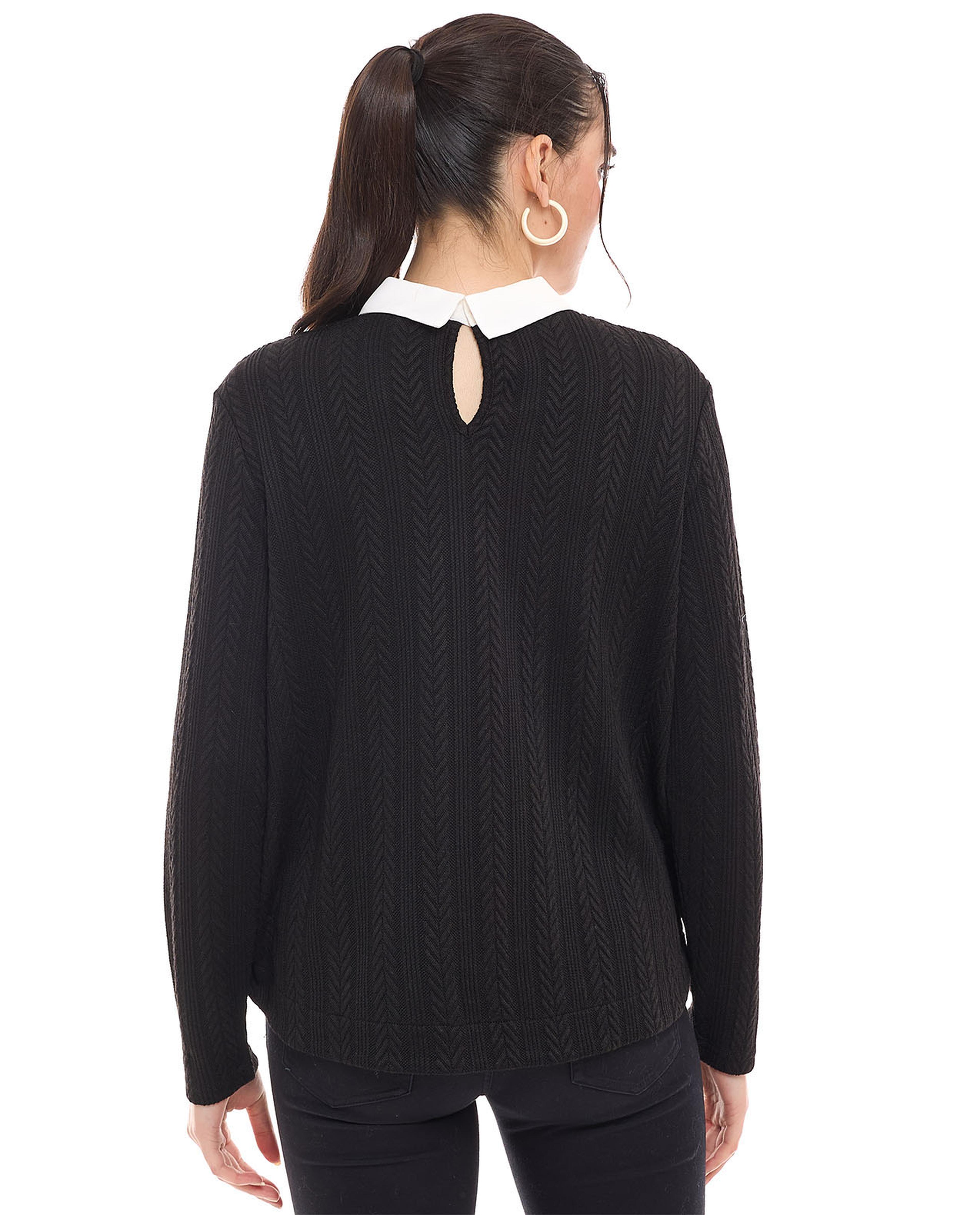 توب بأكمام طويلة