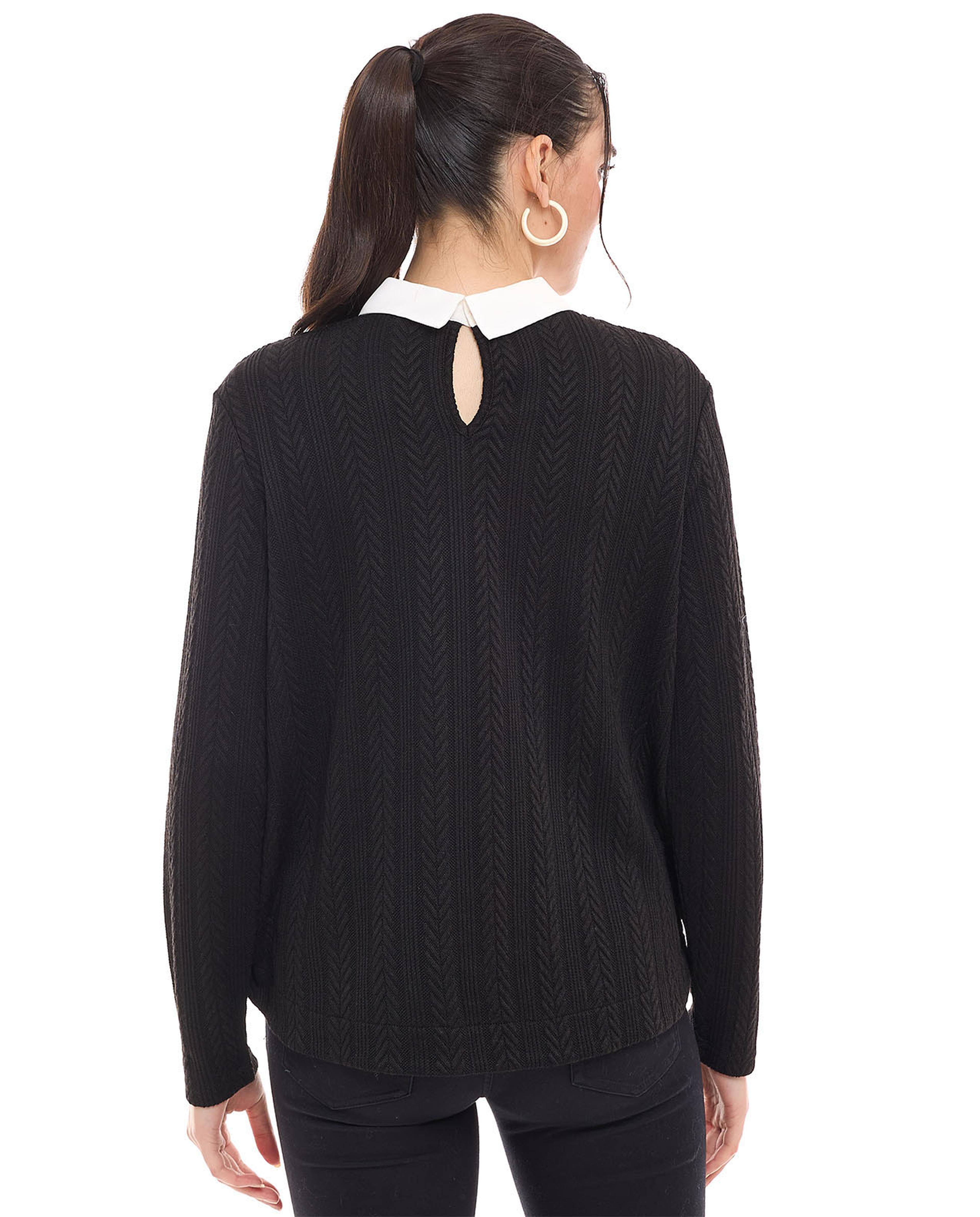 توب بأكمام طويلة