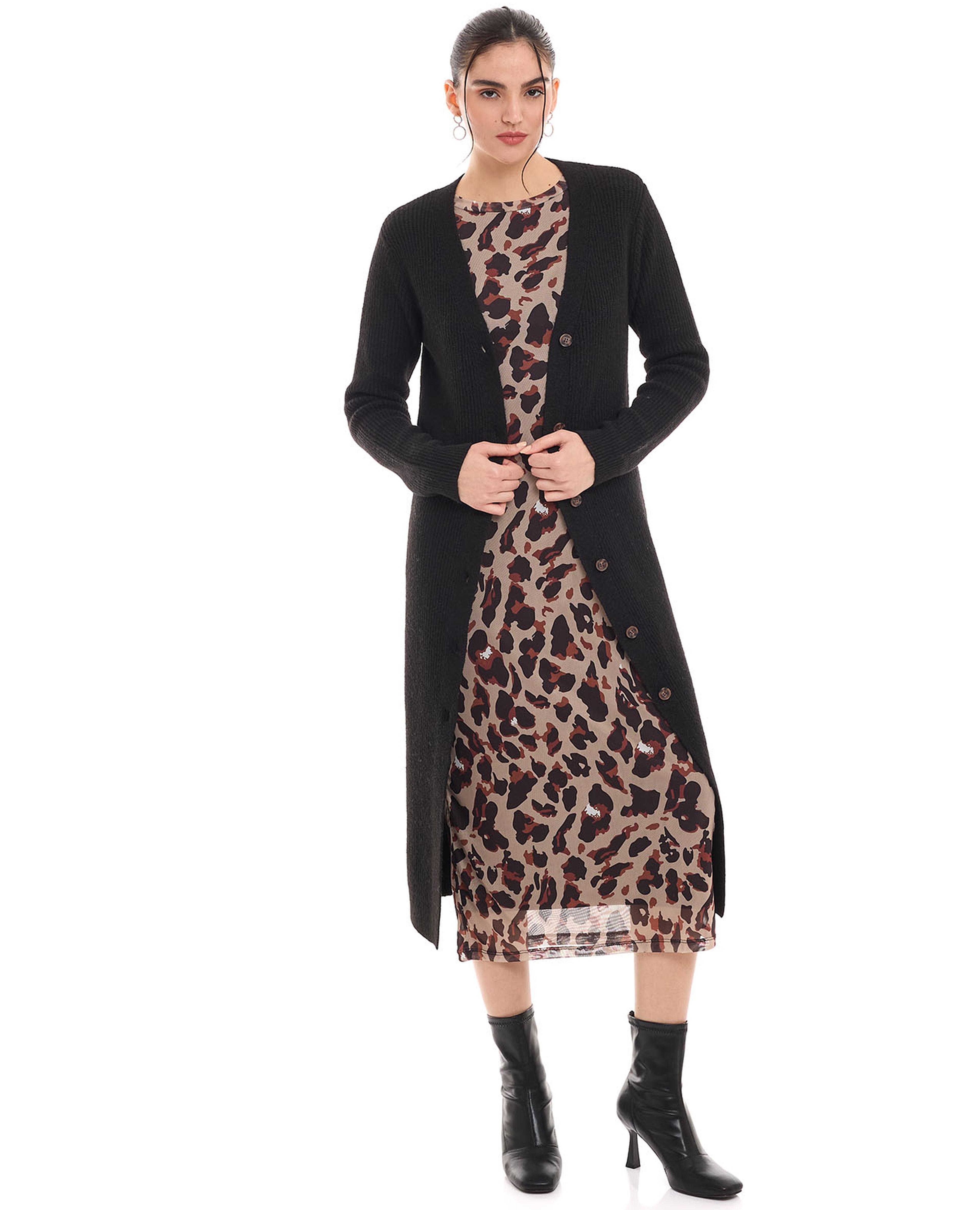 Knitted Long Cardigan