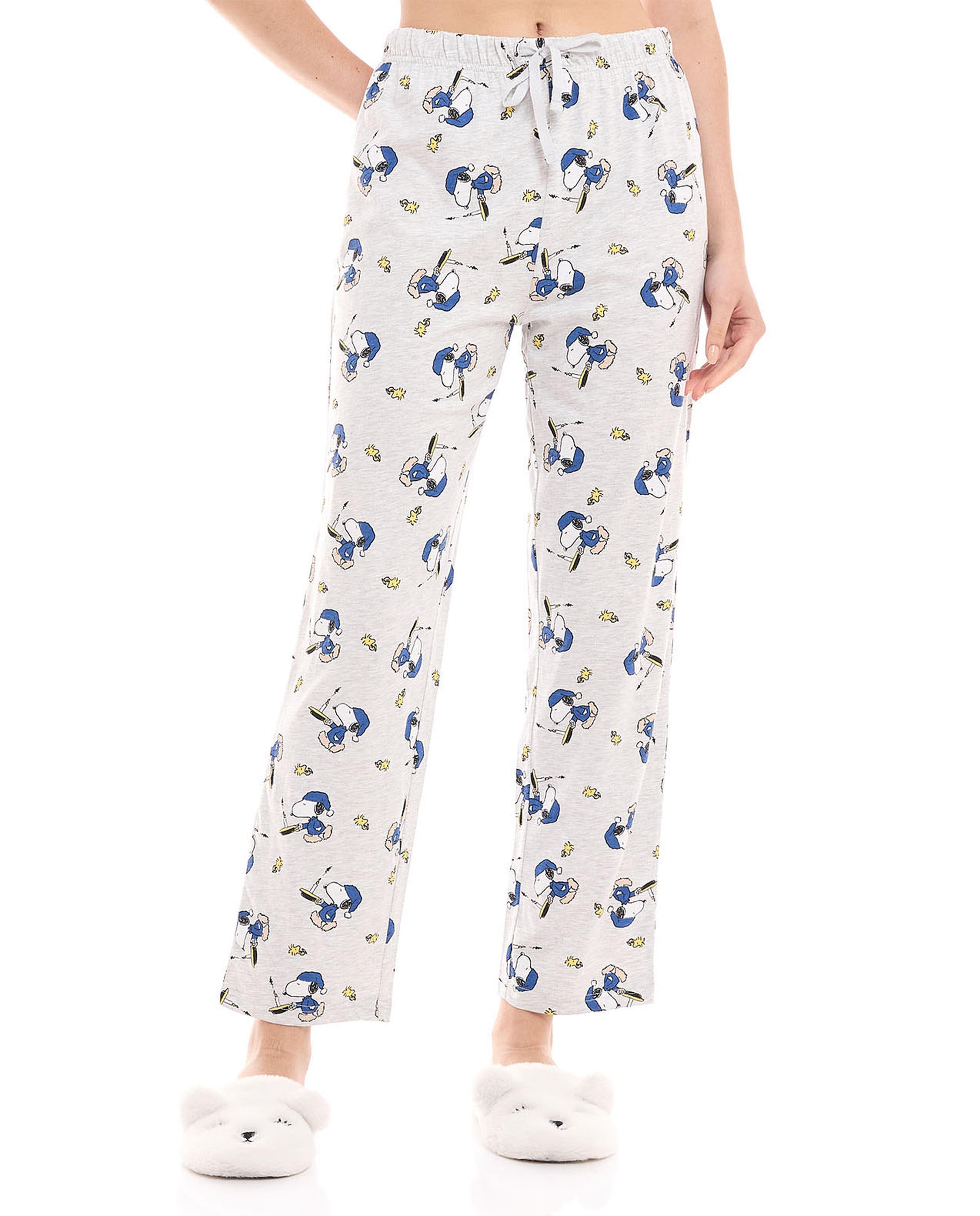 طقم بيجاما بطبعة سنوبي