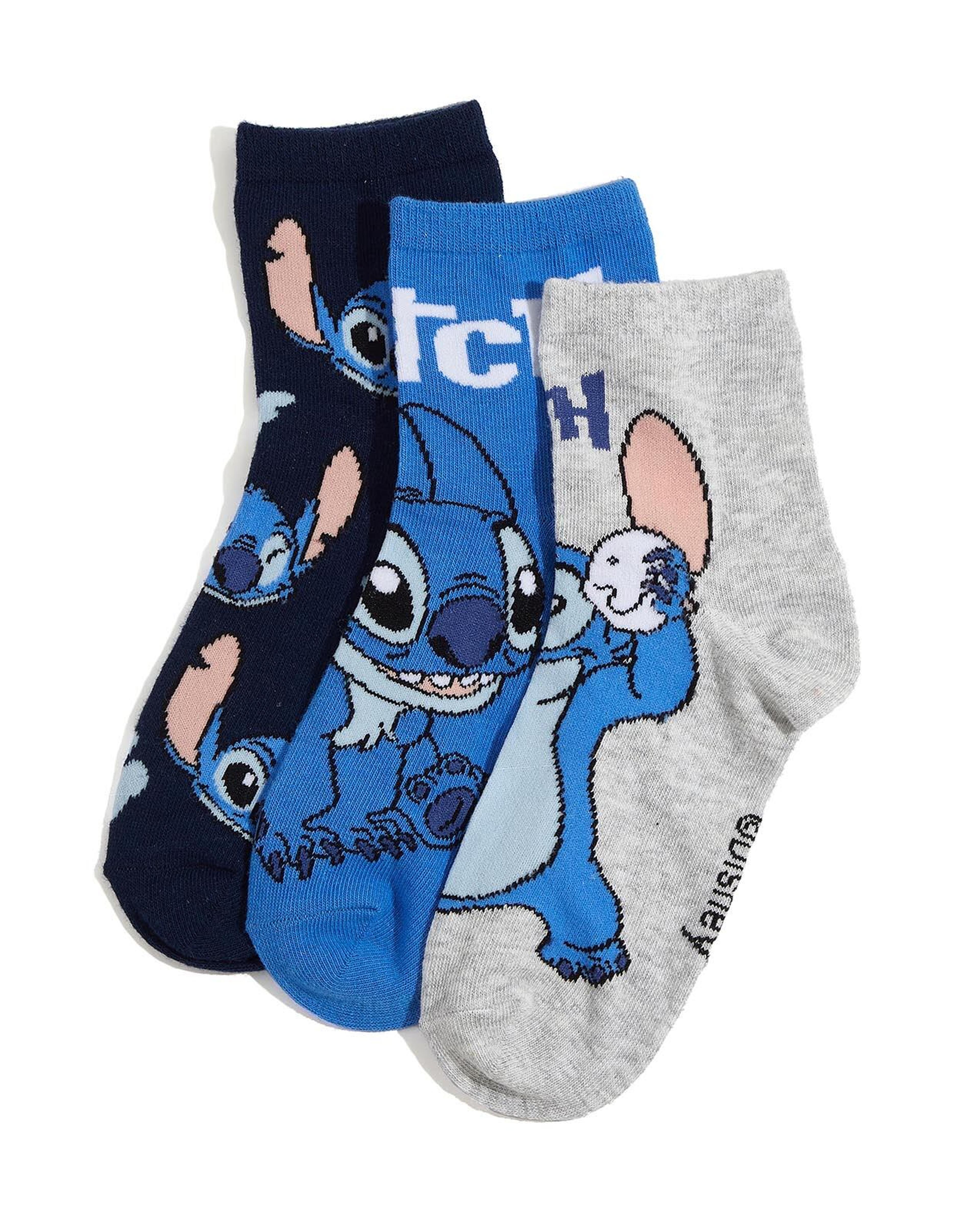 طقم جوارب بطول الكاحل - 3 أزواج