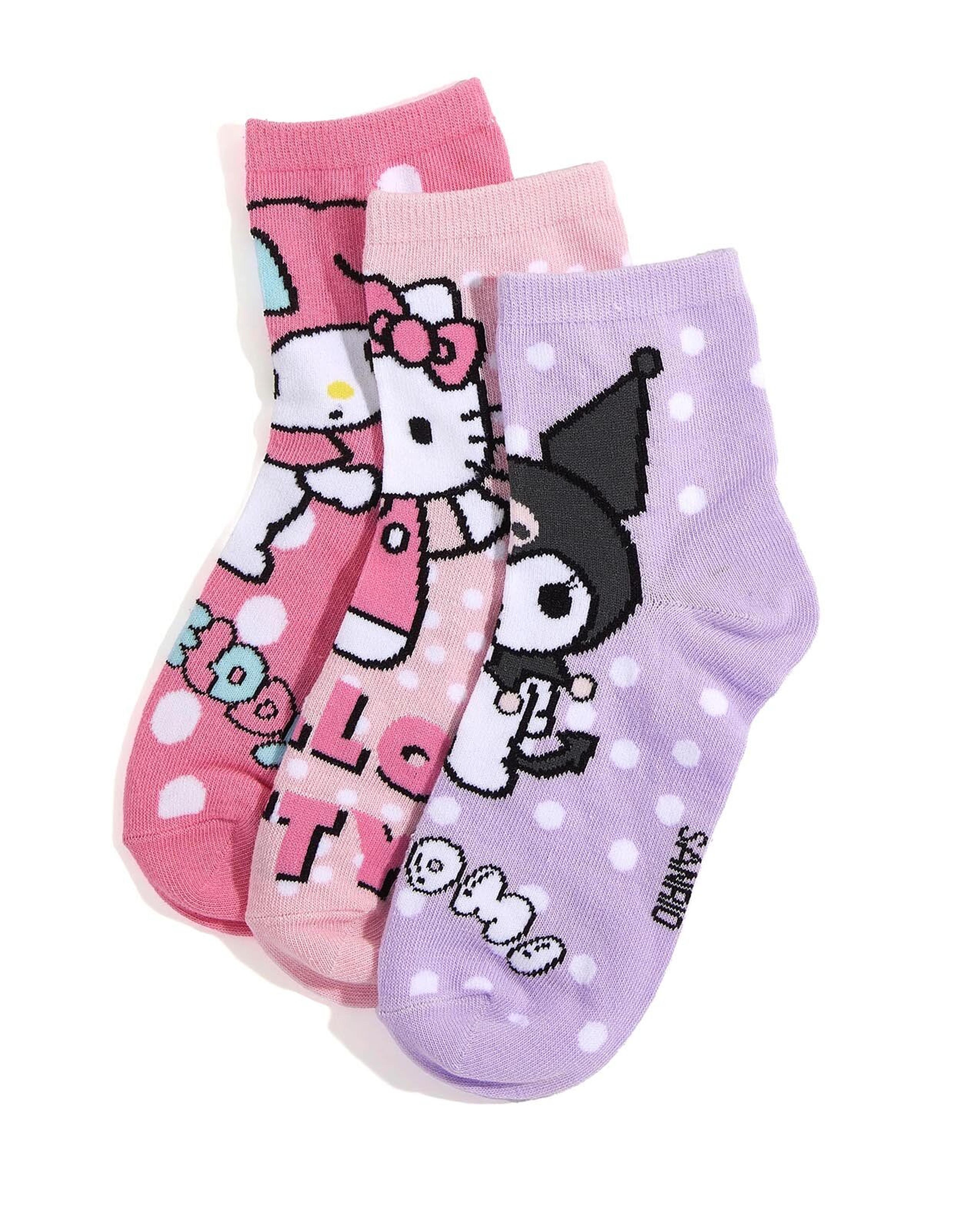 جوارب بطول الكاحل - 3 أزواج