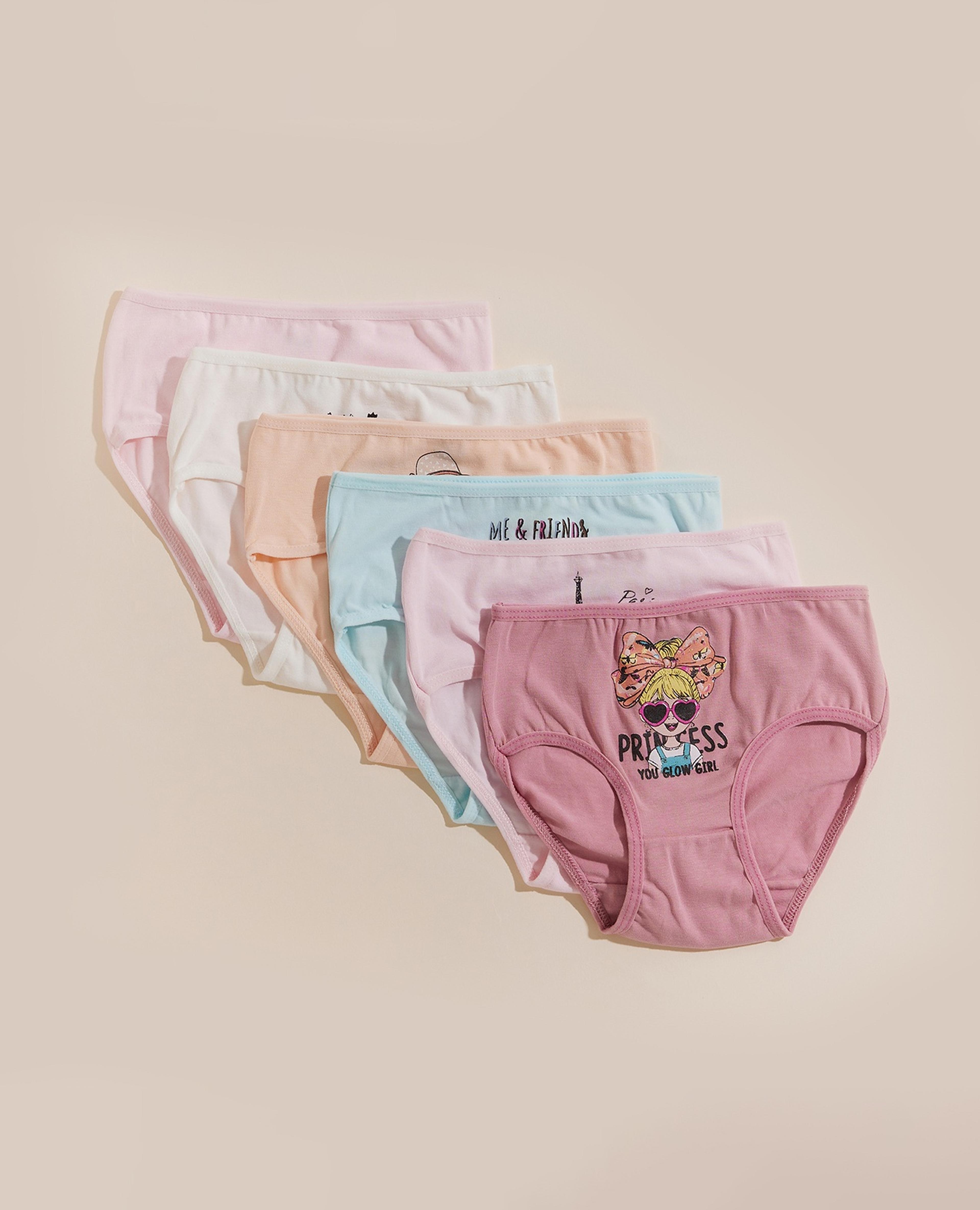 Pack of 6 Printed Briefs