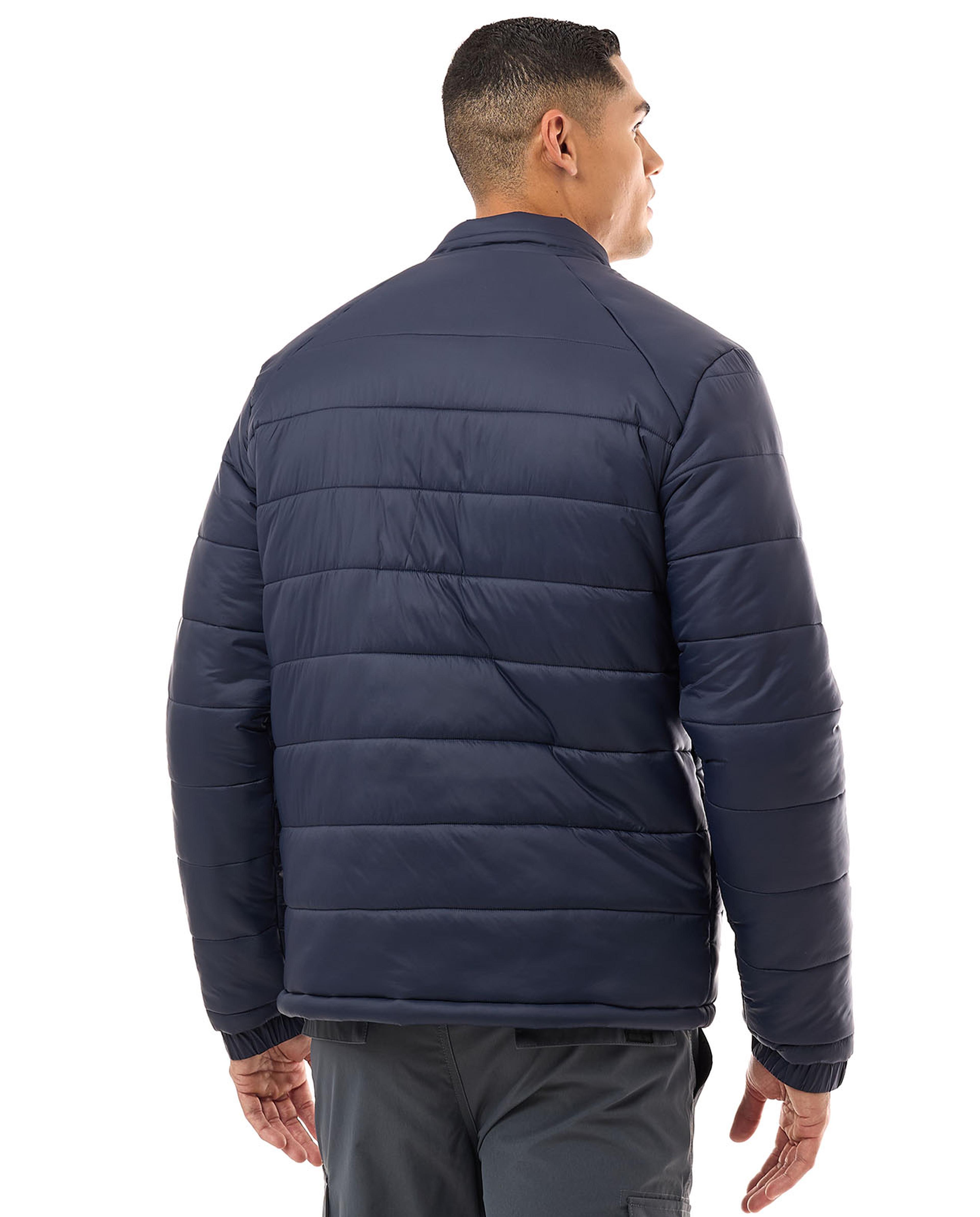 جاكيت نفخ مبطن مع سحاب