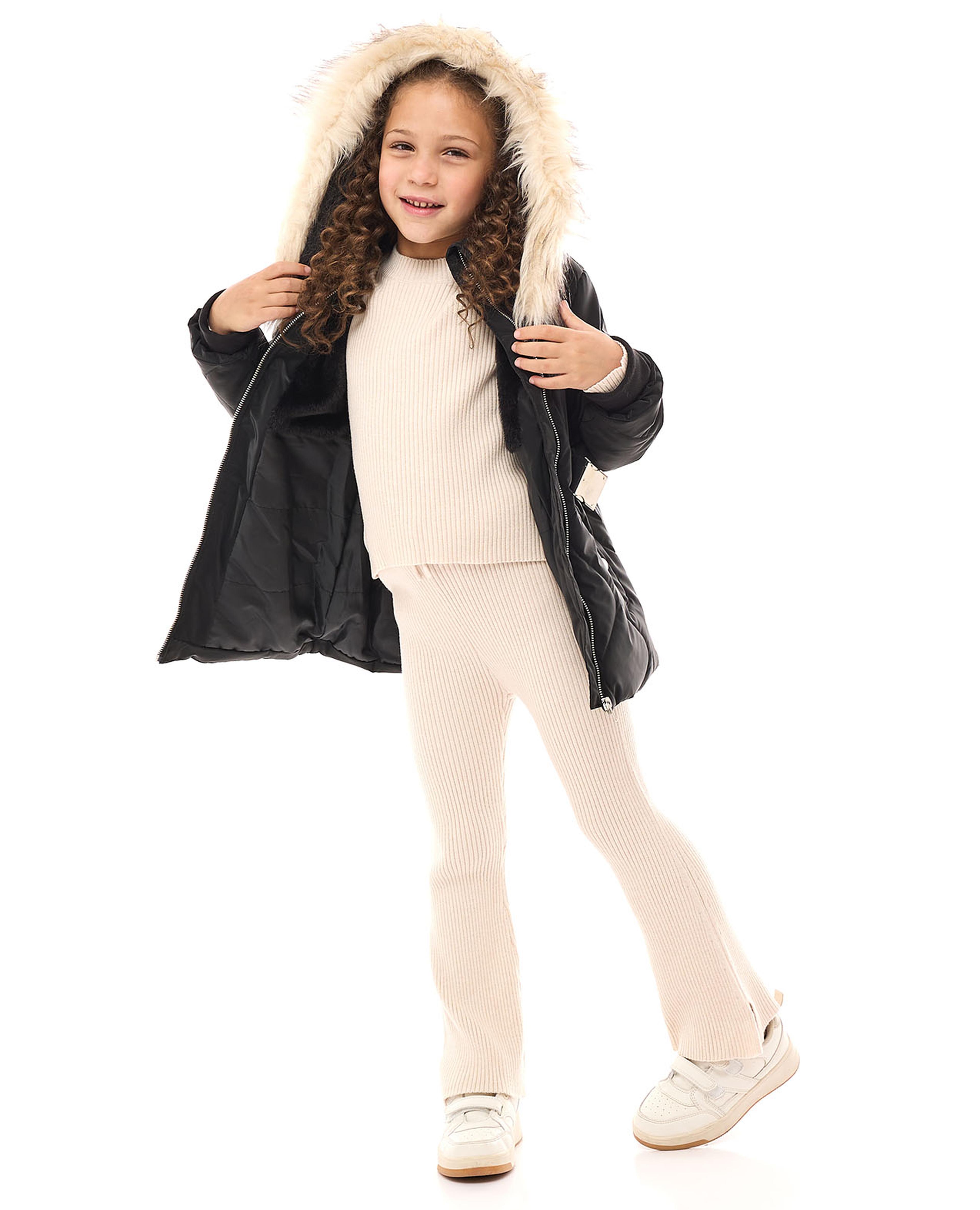 Ribbed Long Sleeves Clothing Set