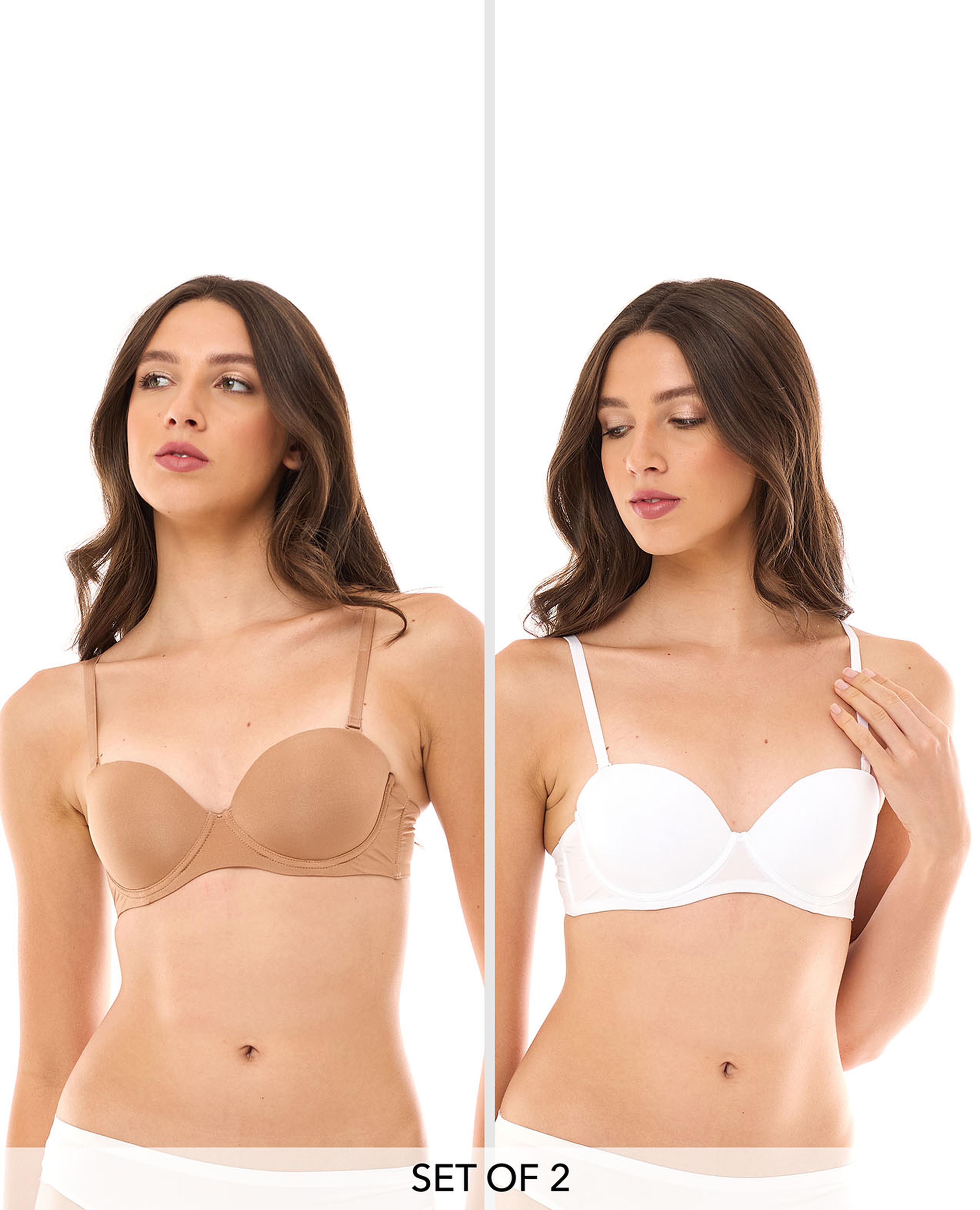 2 Pack Push-Up Bras