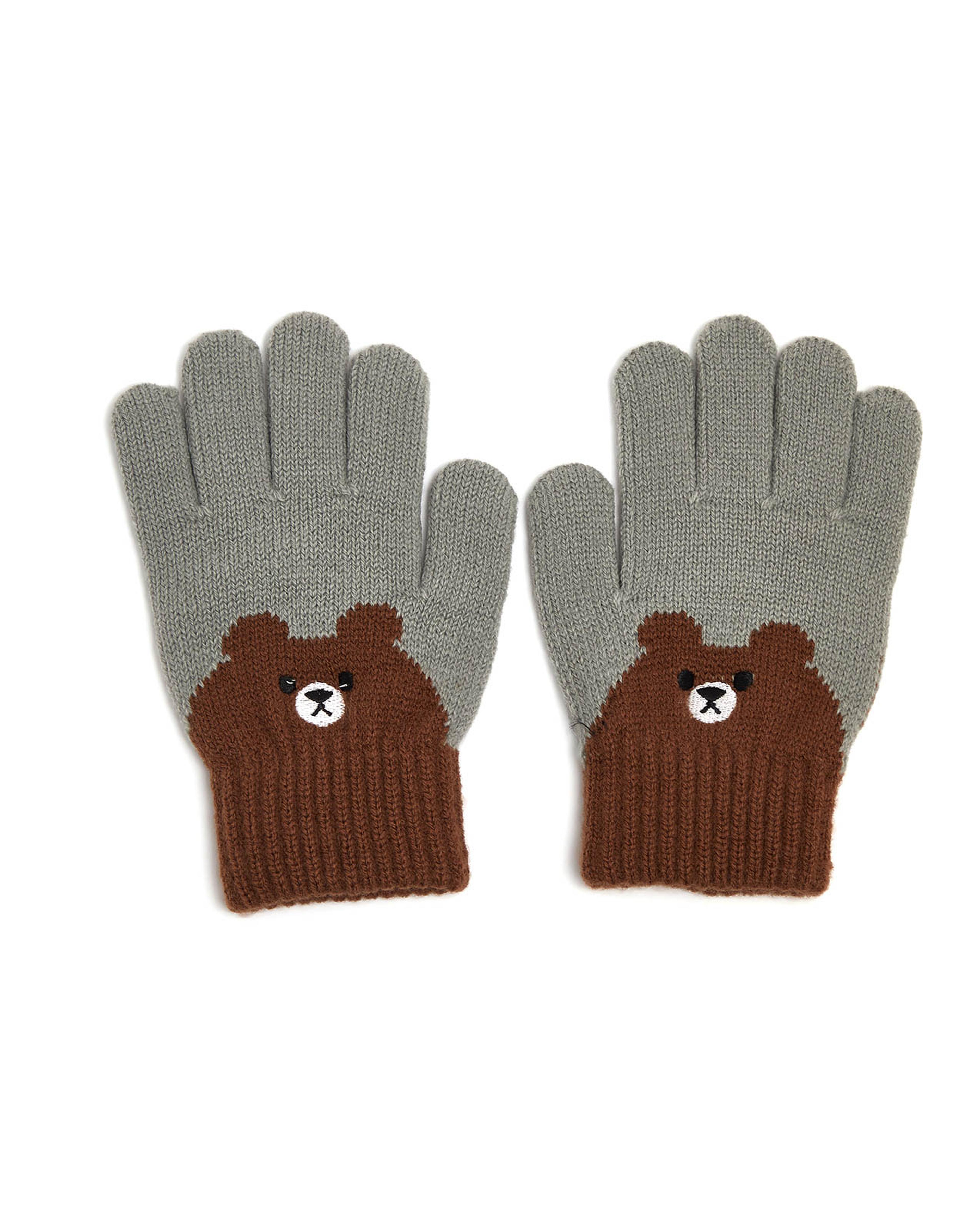 قفازات شتوية محبوكة