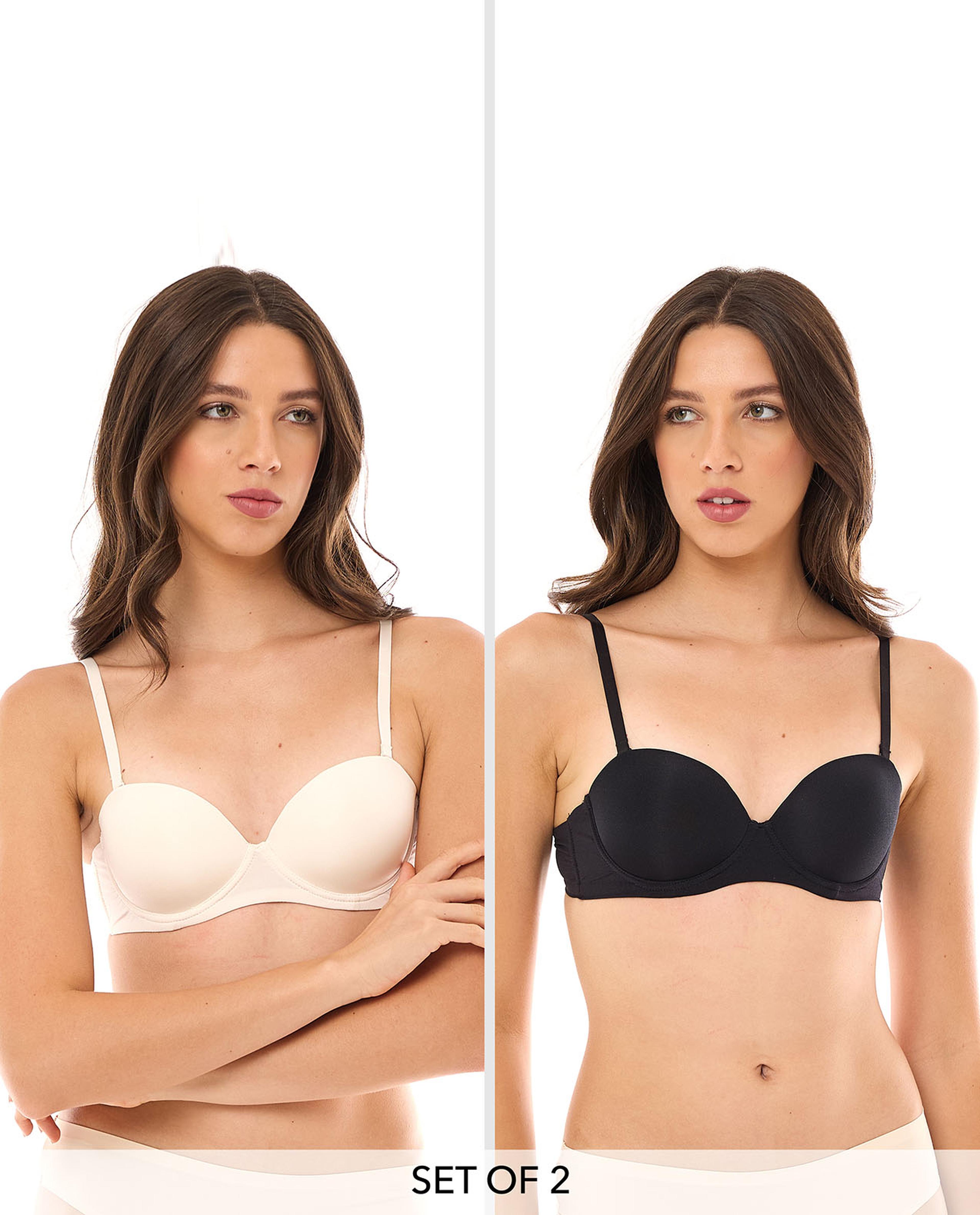 2 Pack Push-Up Bras