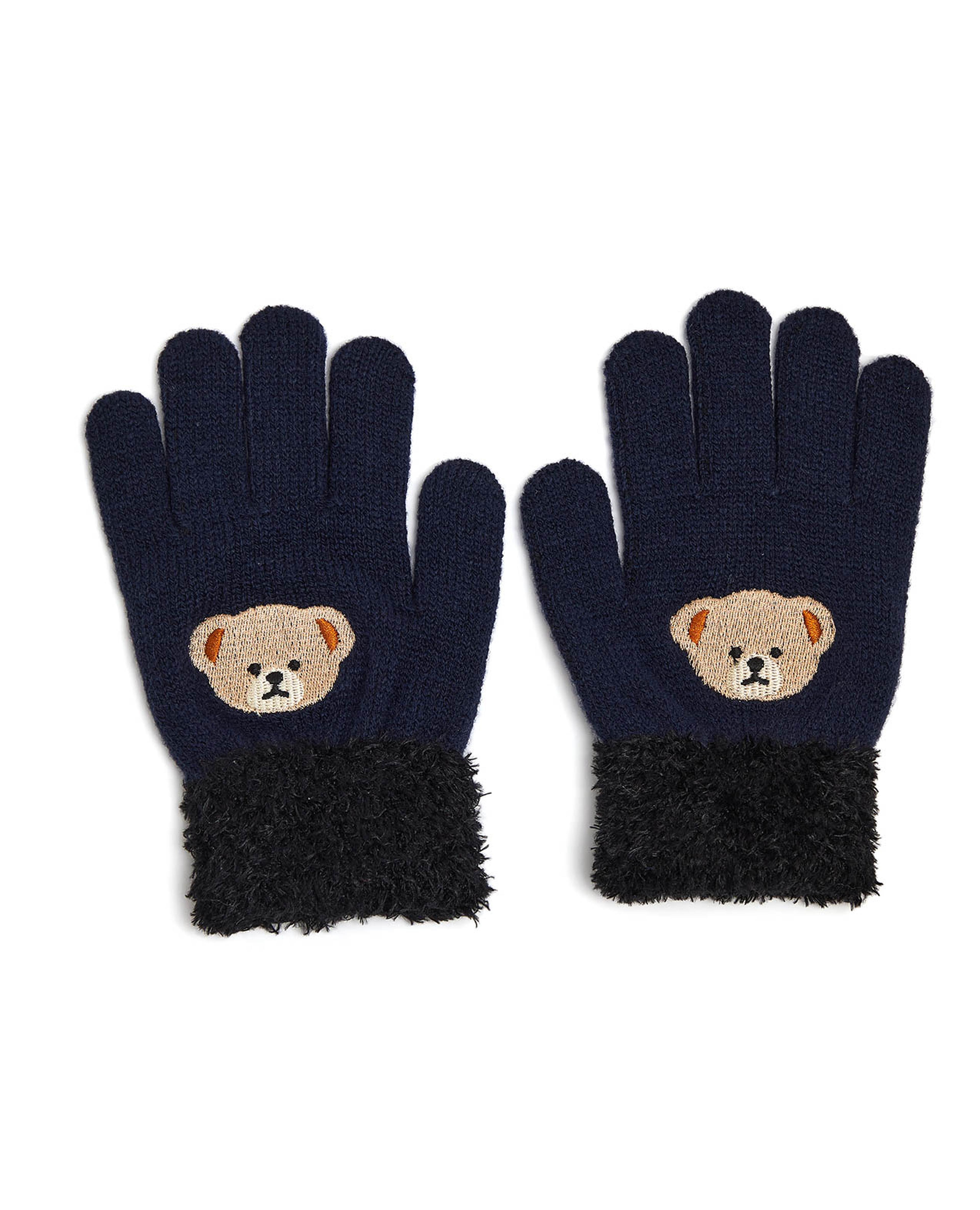 قفازات شتوية محبوكة