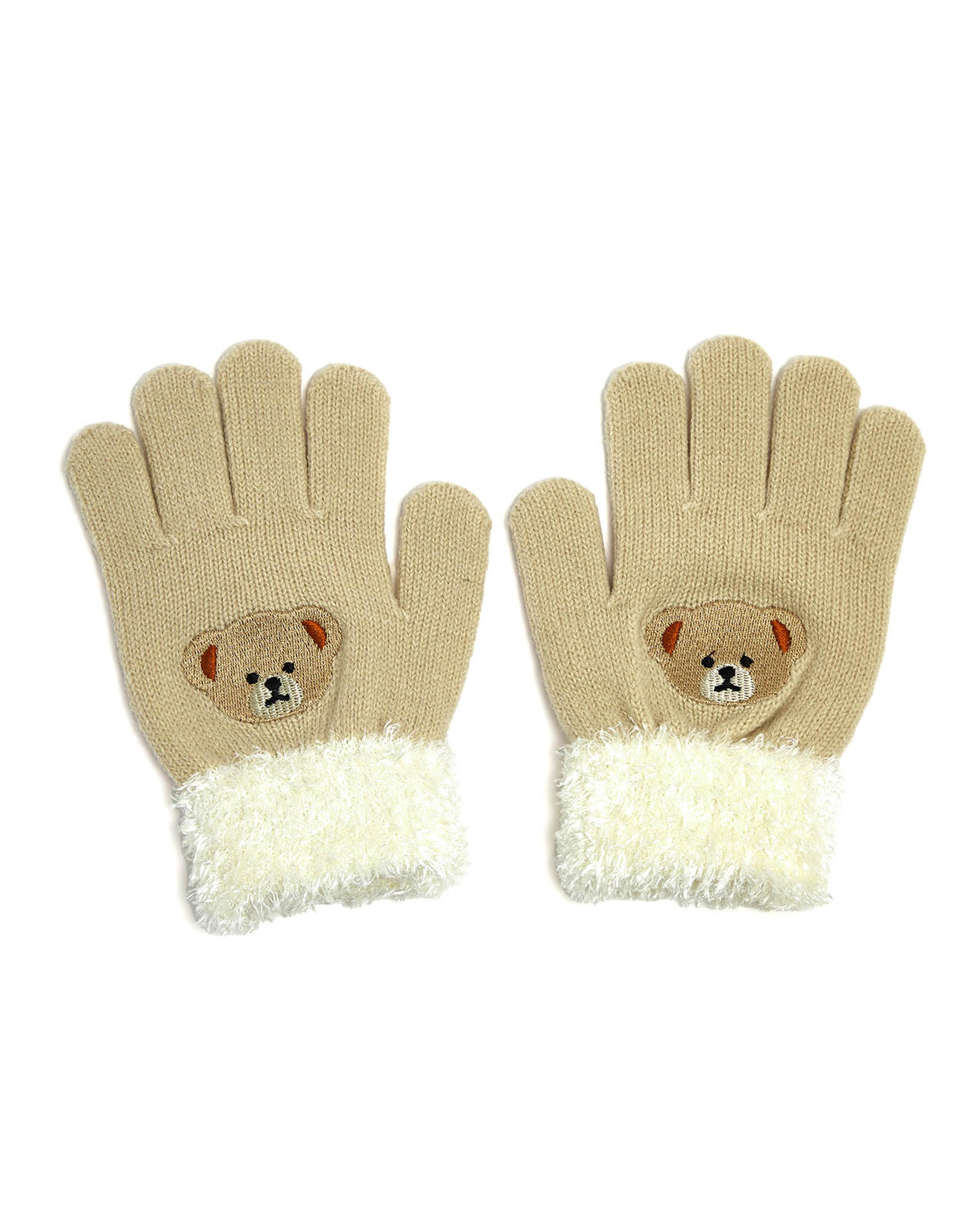 قفازات شتوية محبوكة