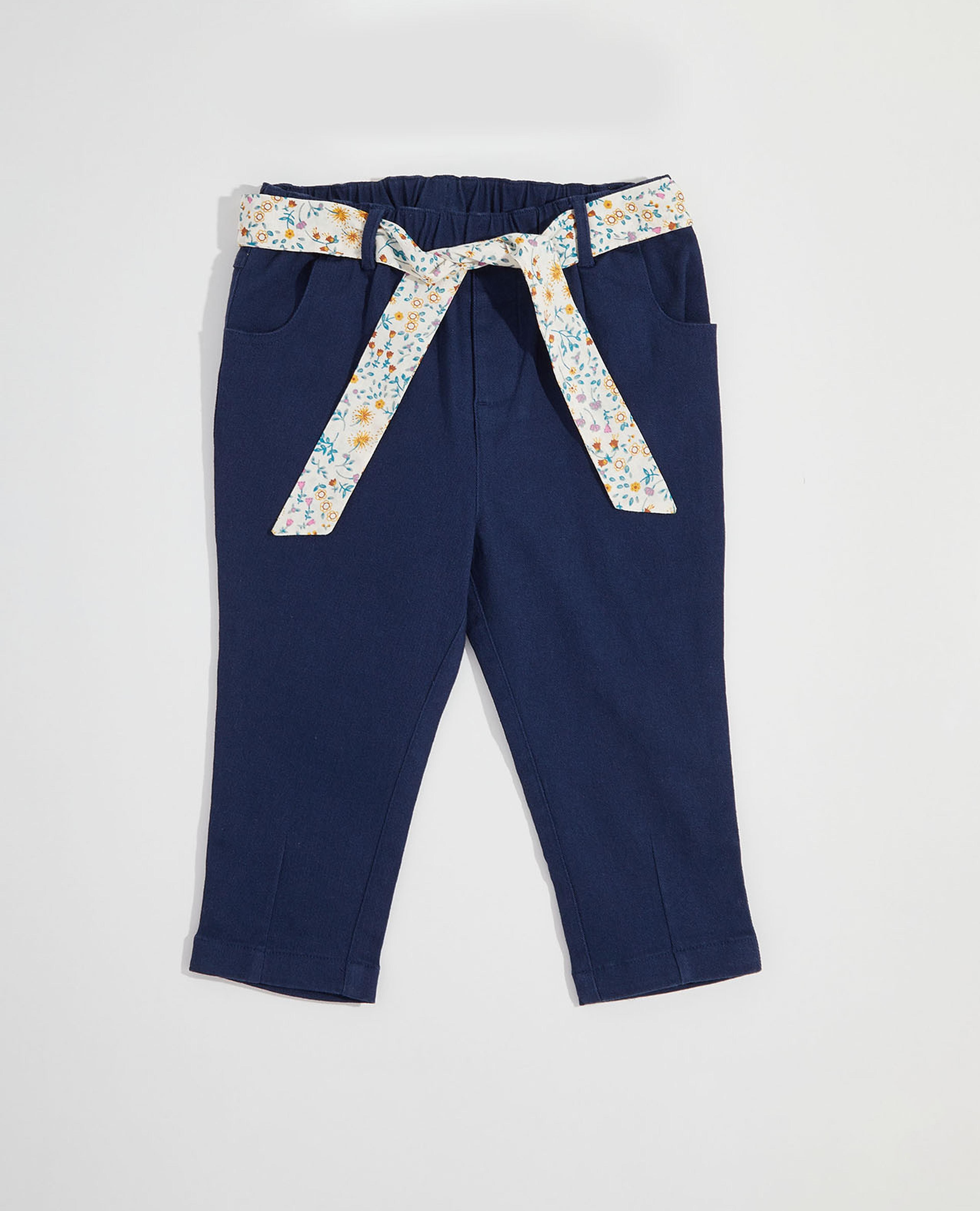 بنطال سادة بزر