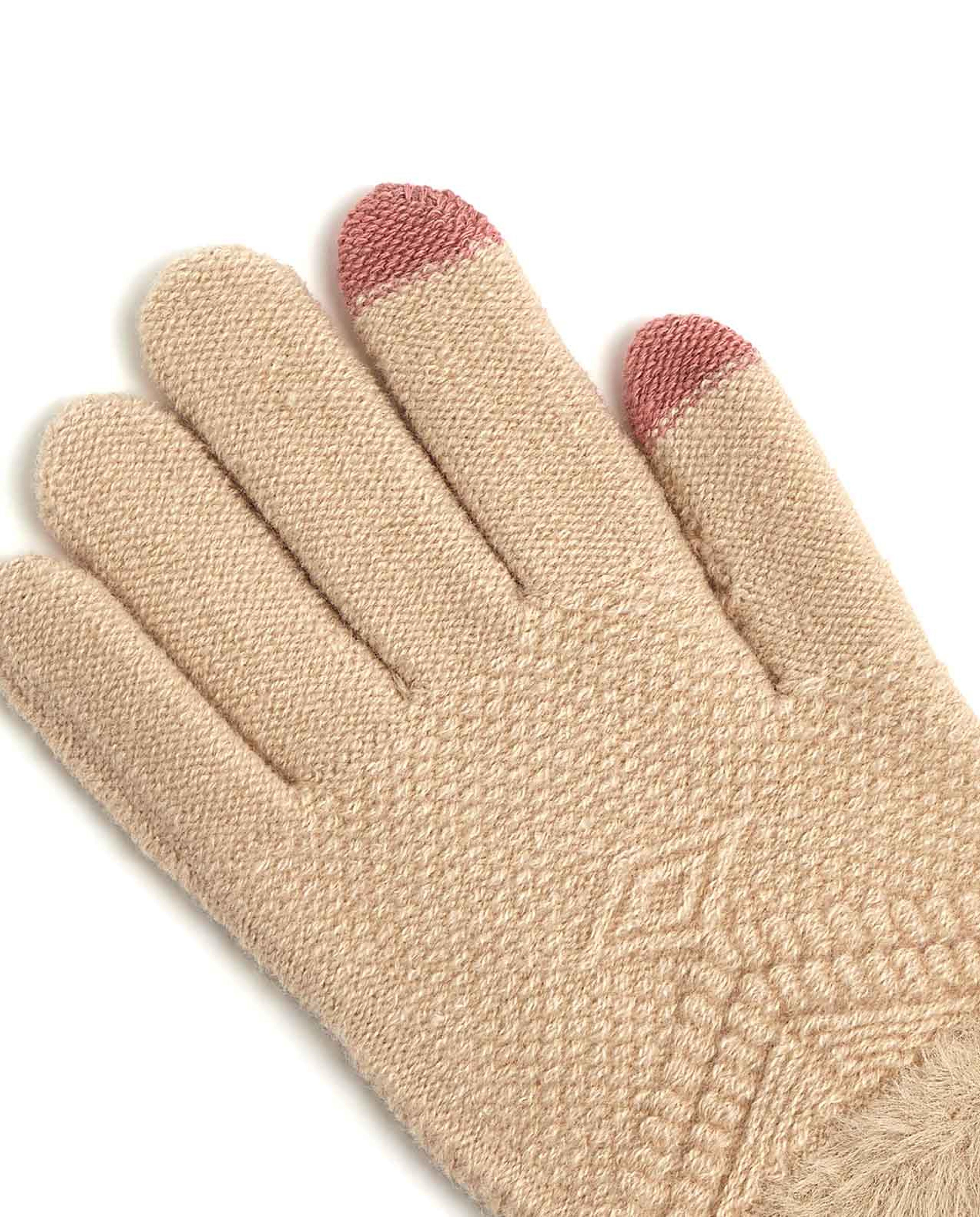 قفازات شتوية محبوكة