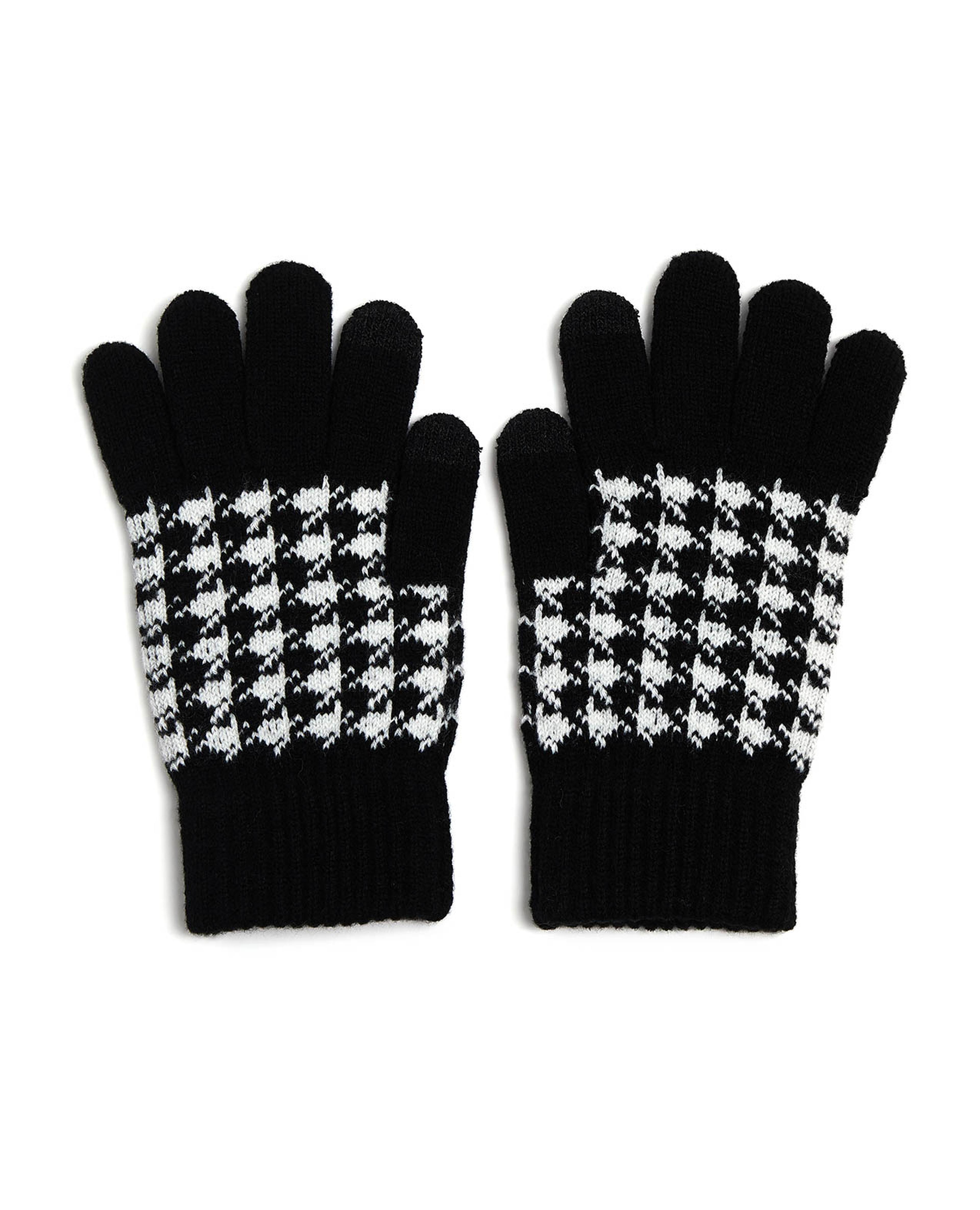 قفازات شتوية منقوشة