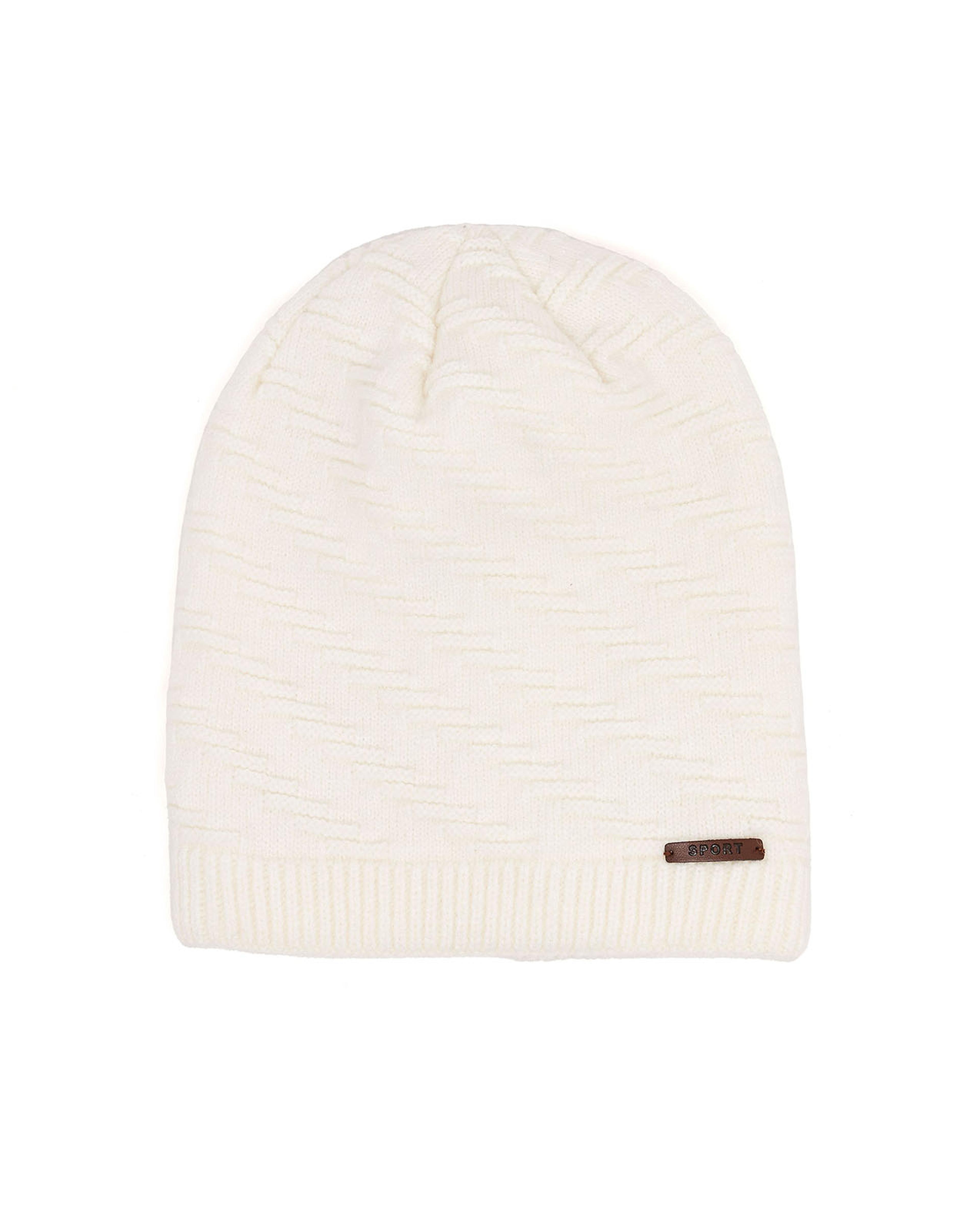 قبعة باني محبوكة