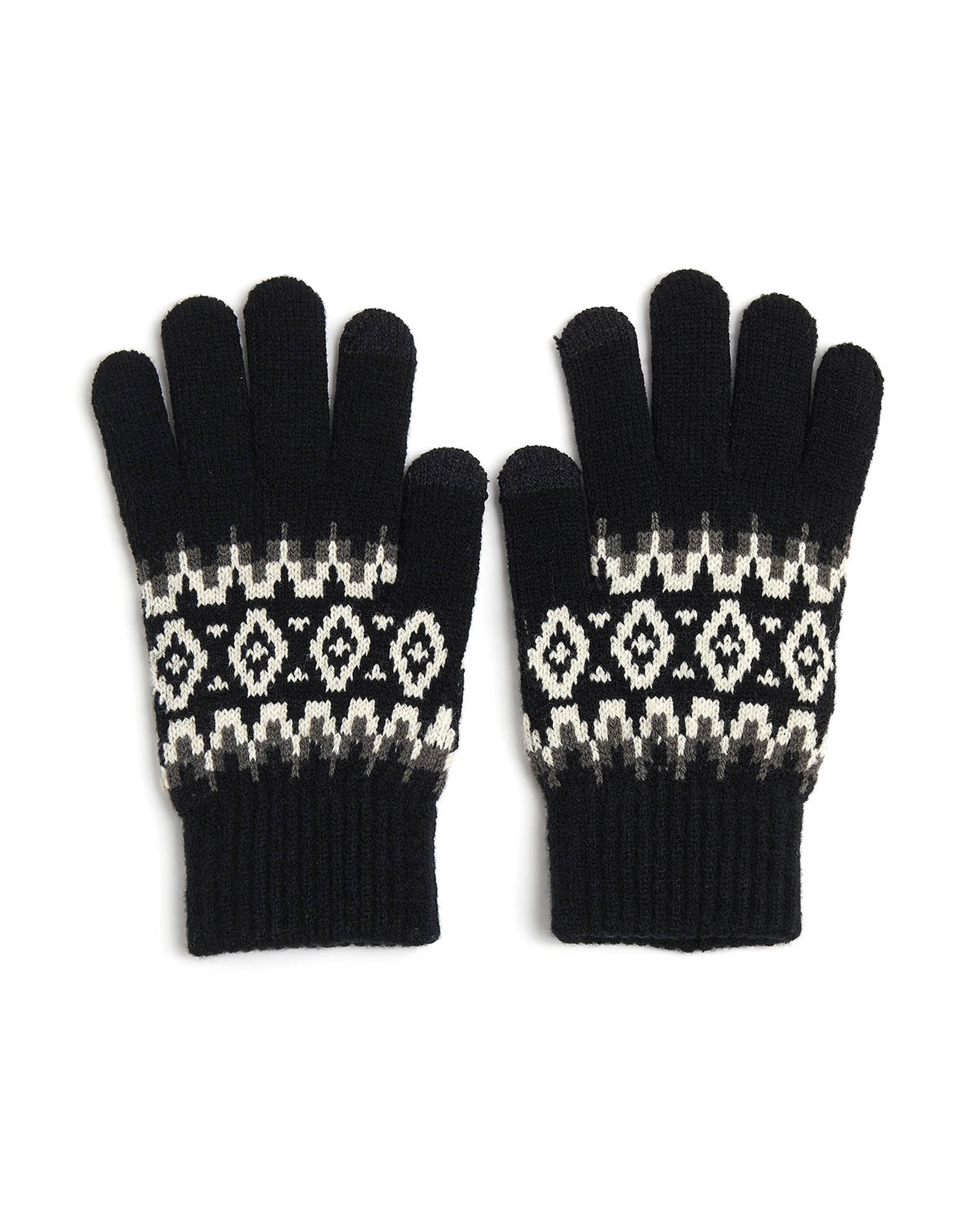 قفازات شتوية منقوشة